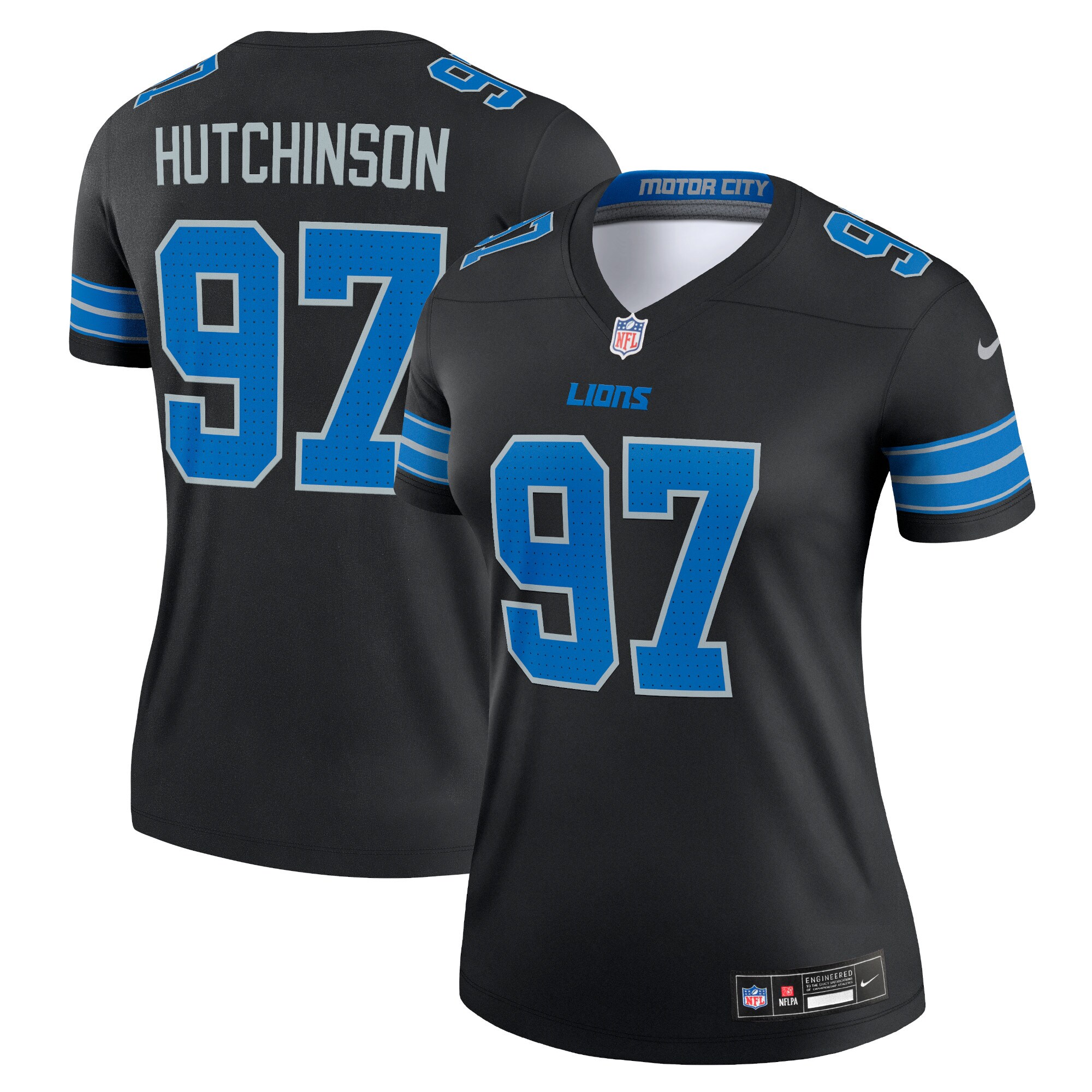 Aidan Hutchinson Detroit Lions Women's Legend Jersey - Black