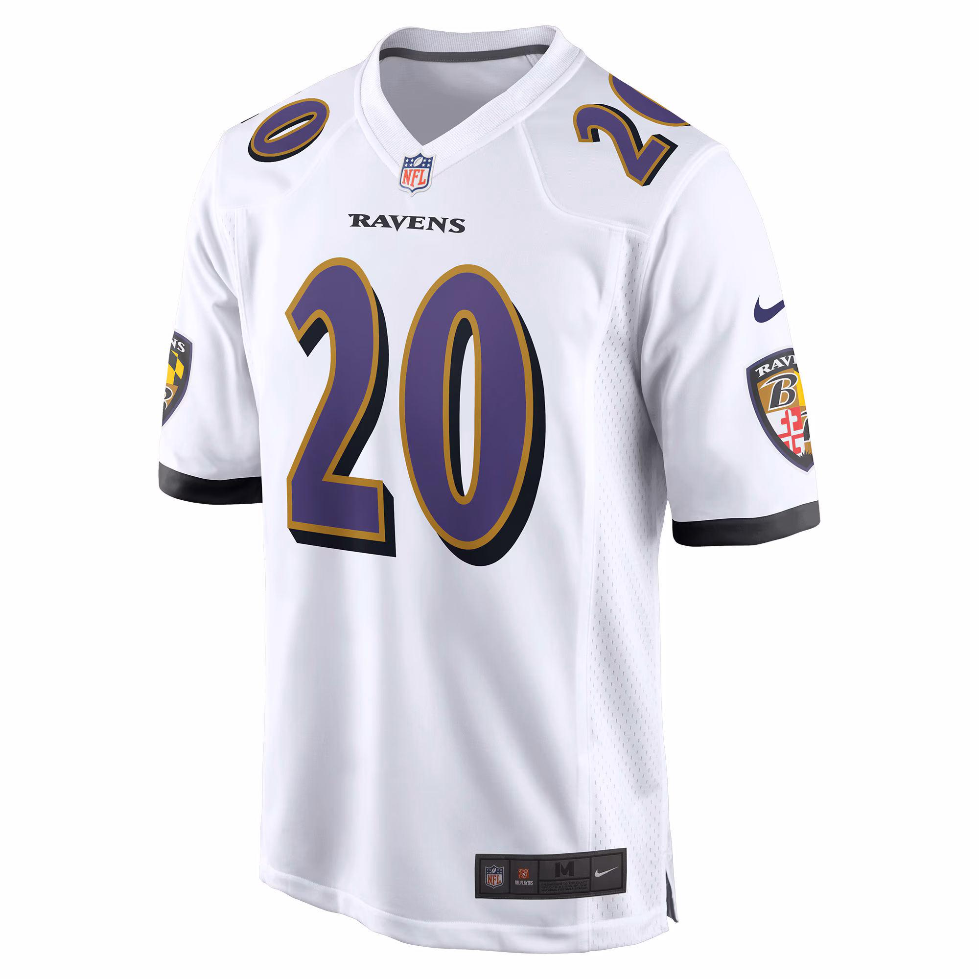 Ed Reed Baltimore Ravens Retired Player Game Jersey - White