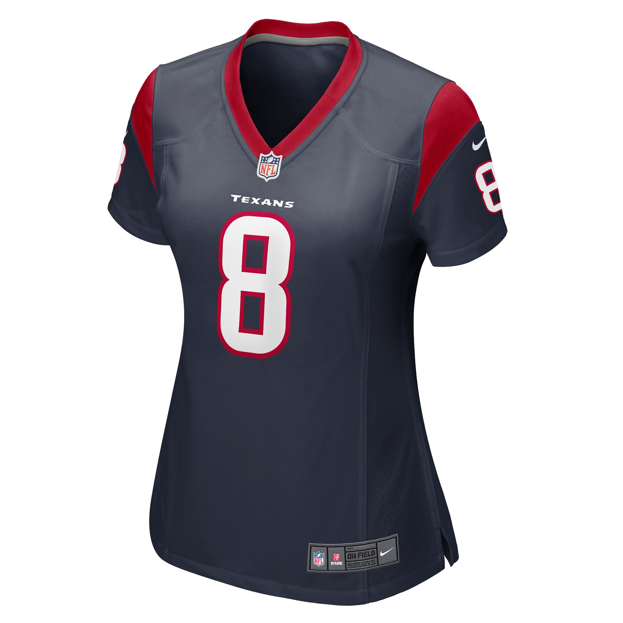 John Metchie III Houston Texans Women's Game Player Jersey - Navy