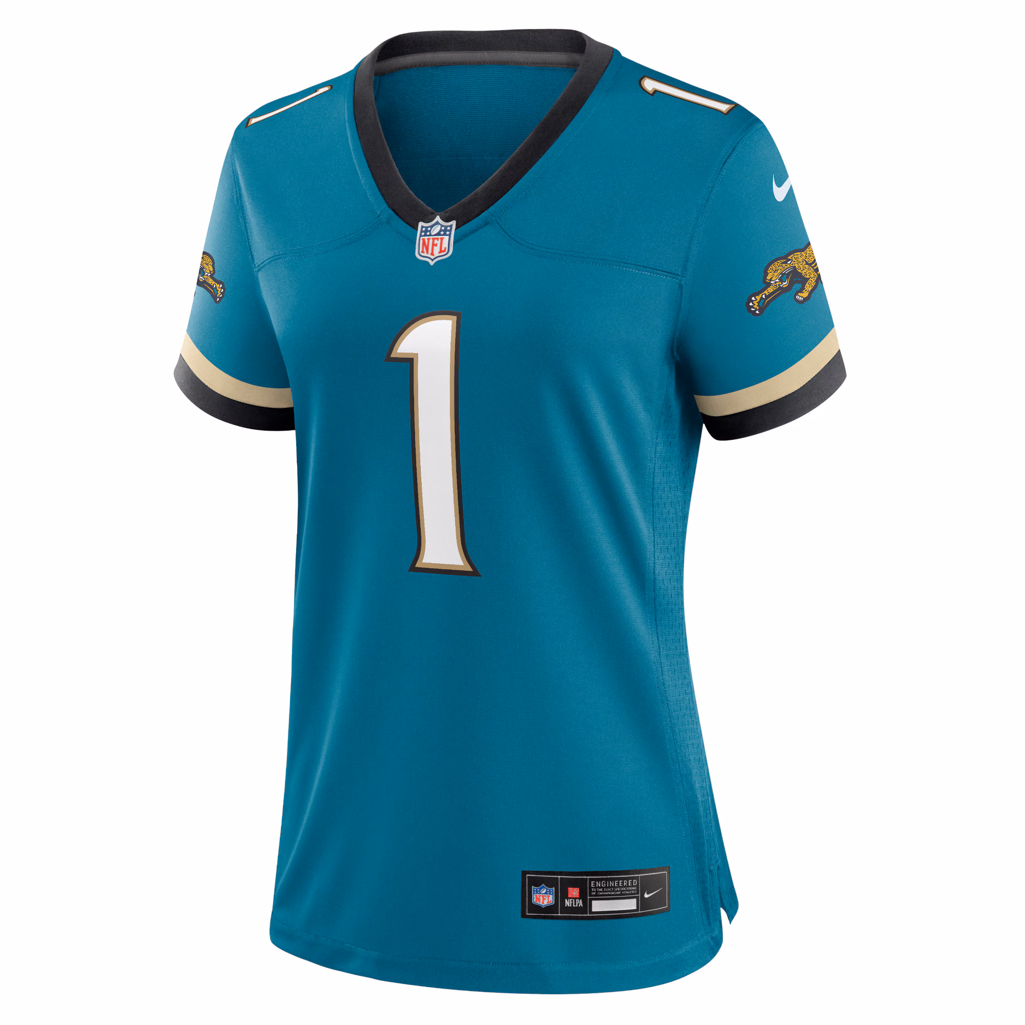 Travis Etienne Jr Jacksonville Jaguars Women's Prowler Throwback Game Jersey - Teal