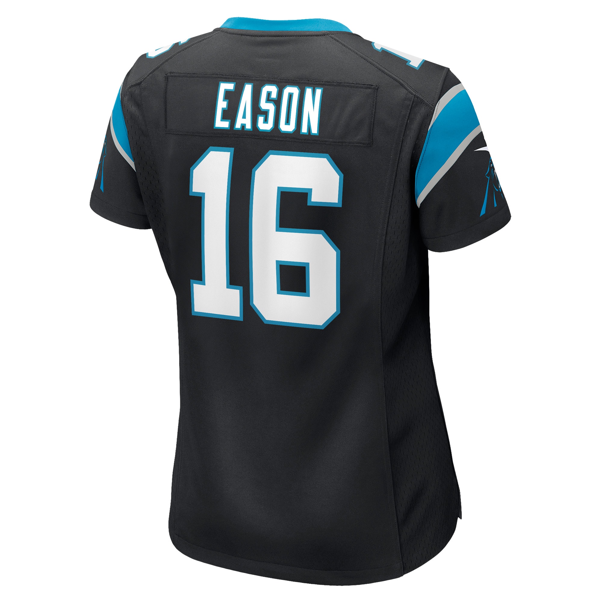 Jacob Eason Carolina Panthers  Women's Game Player Jersey - Black