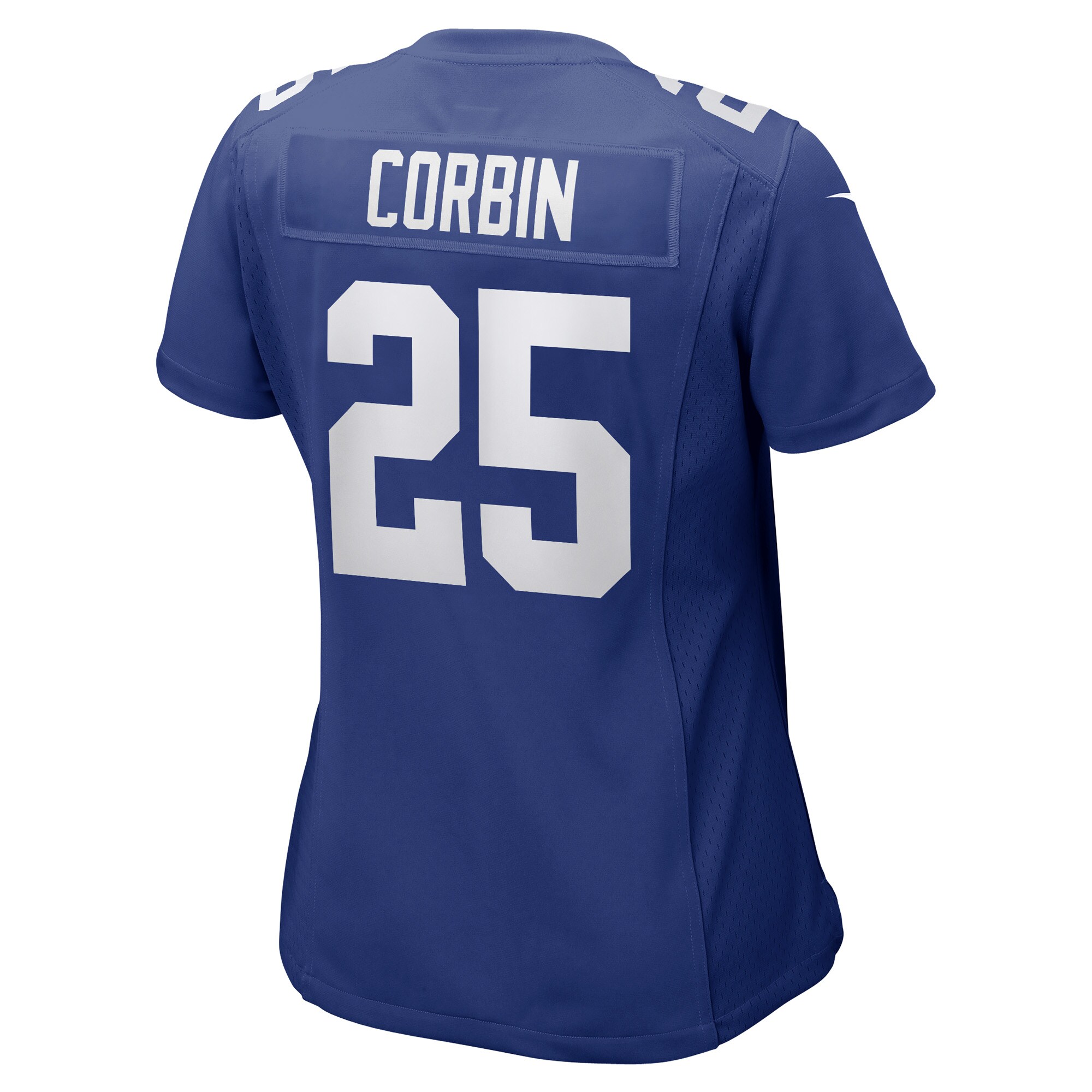 Jashaun Corbin New York Giants  Women's Game Player Jersey - Royal