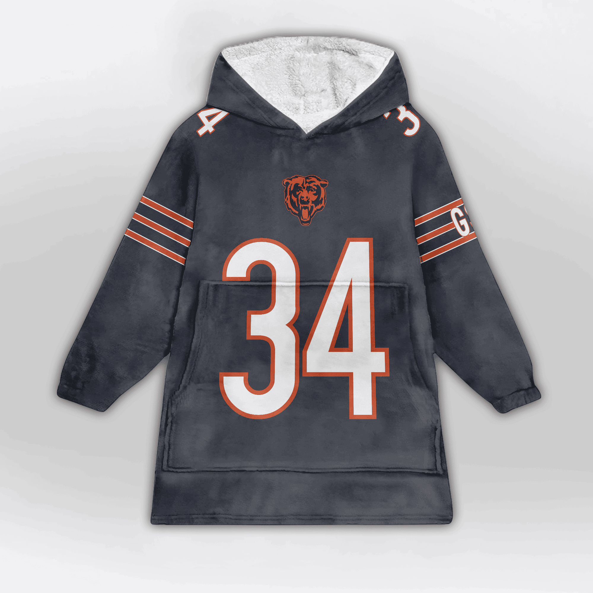 Kid 34 Chicago Football Unisex Blanket Hoodie