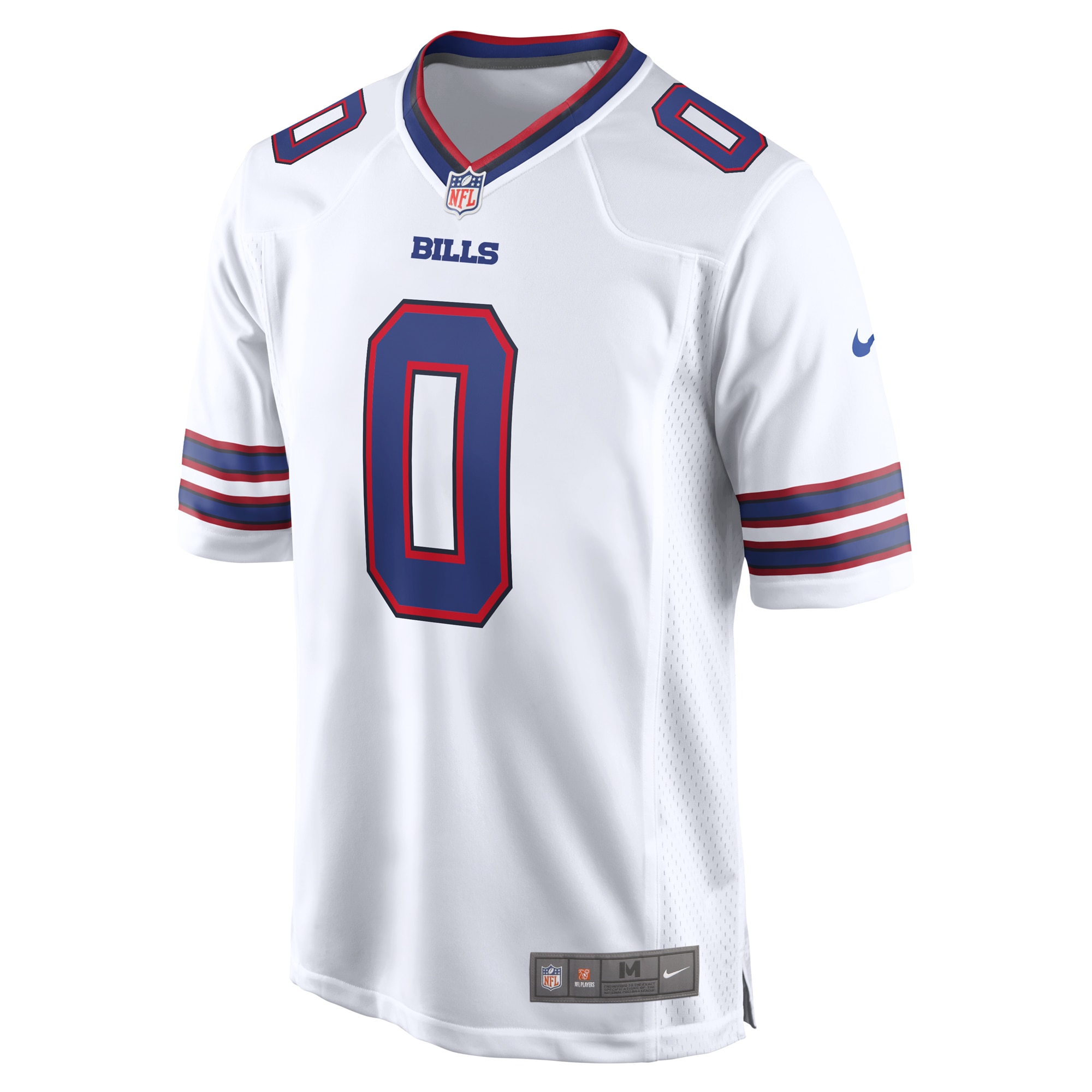 Keon Coleman #0 Buffalo Bills Game Jersey -  White