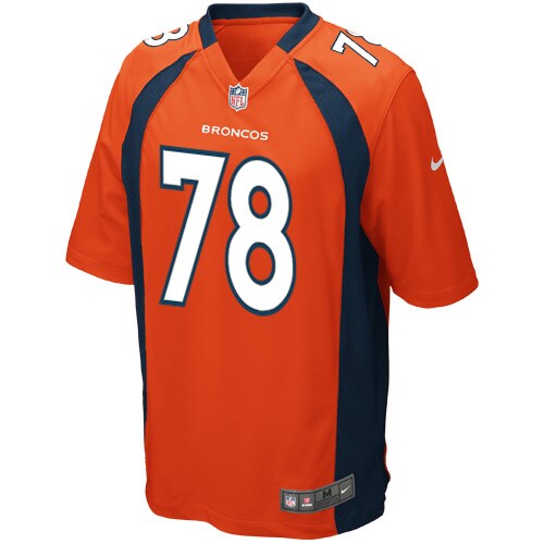 Ryan Clady Denver Broncos  Youth Team Color Game Jersey - Orange