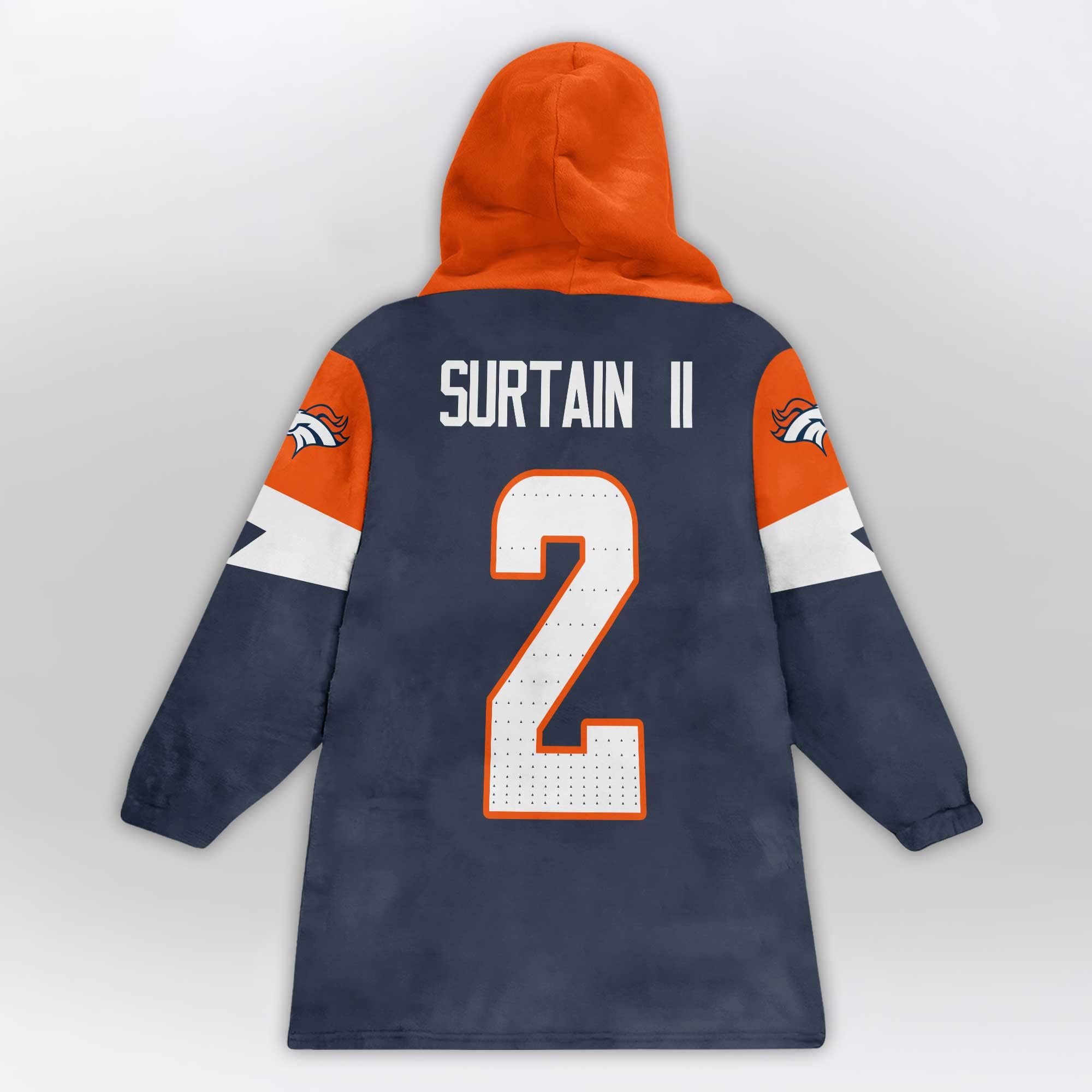 Adult P.S 2 Captain Denver Football Unisex Blanket Hoodie