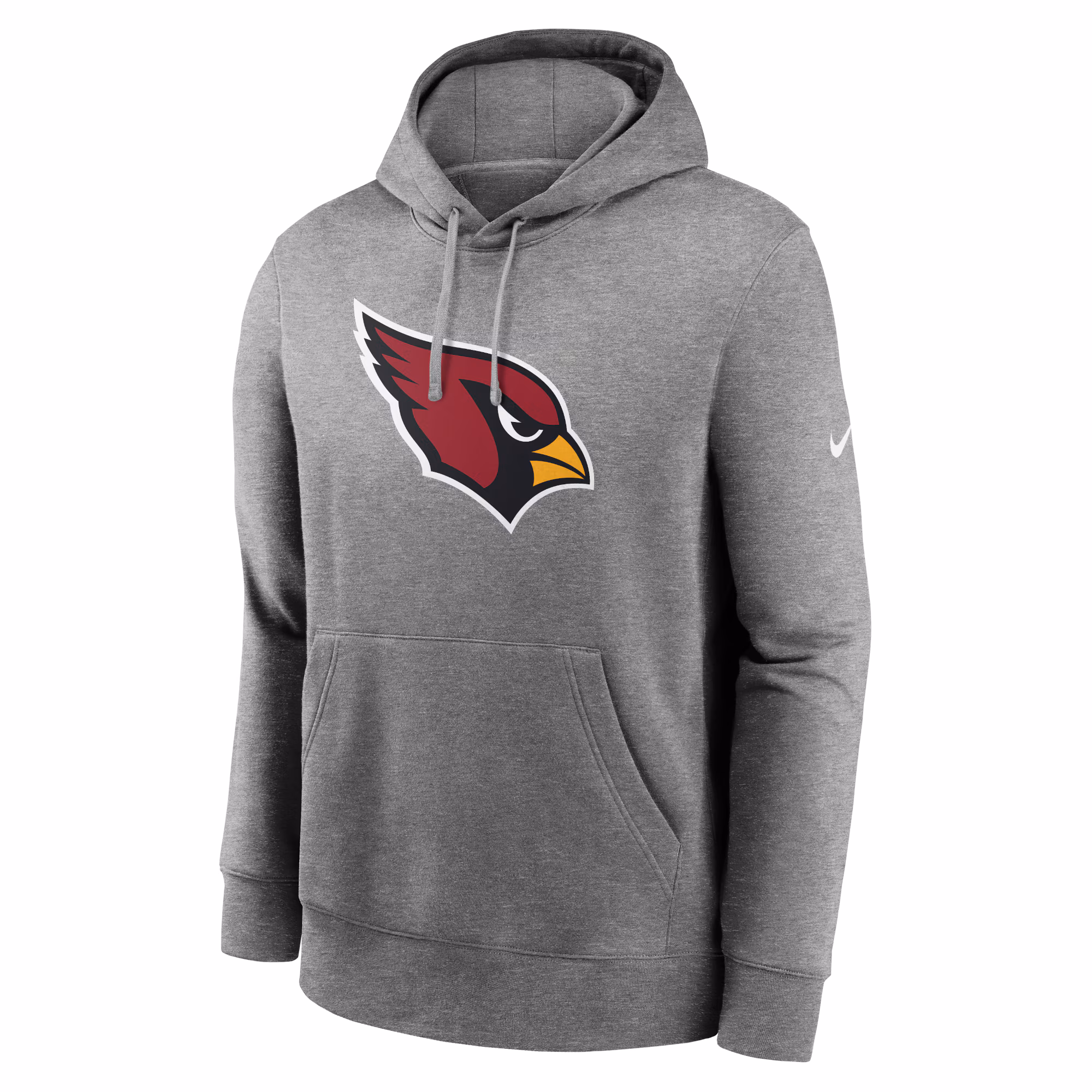 Arizona Cardinals Rewind Club Fleece Pullover Hoodie - Heathered Gray