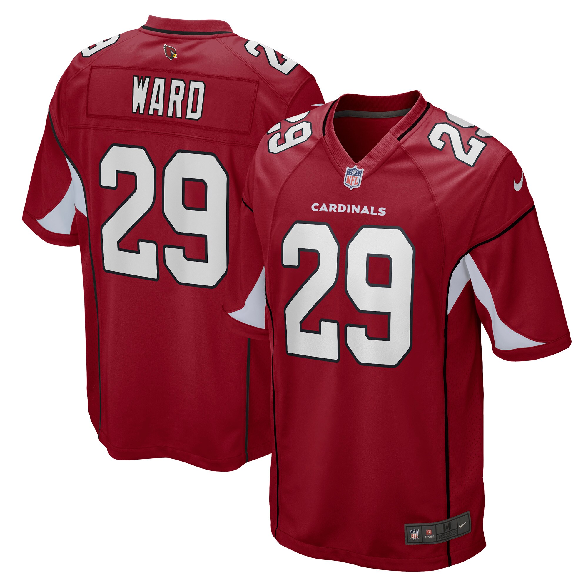 Jonathan Ward Arizona Cardinals  Game Jersey - Cardinal