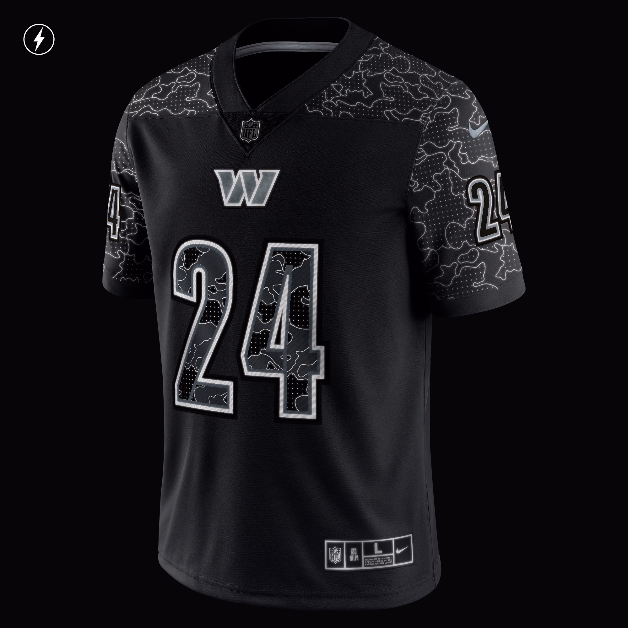 Antonio Gibson Washington Commanders RFLCTV Limited Jersey - Black