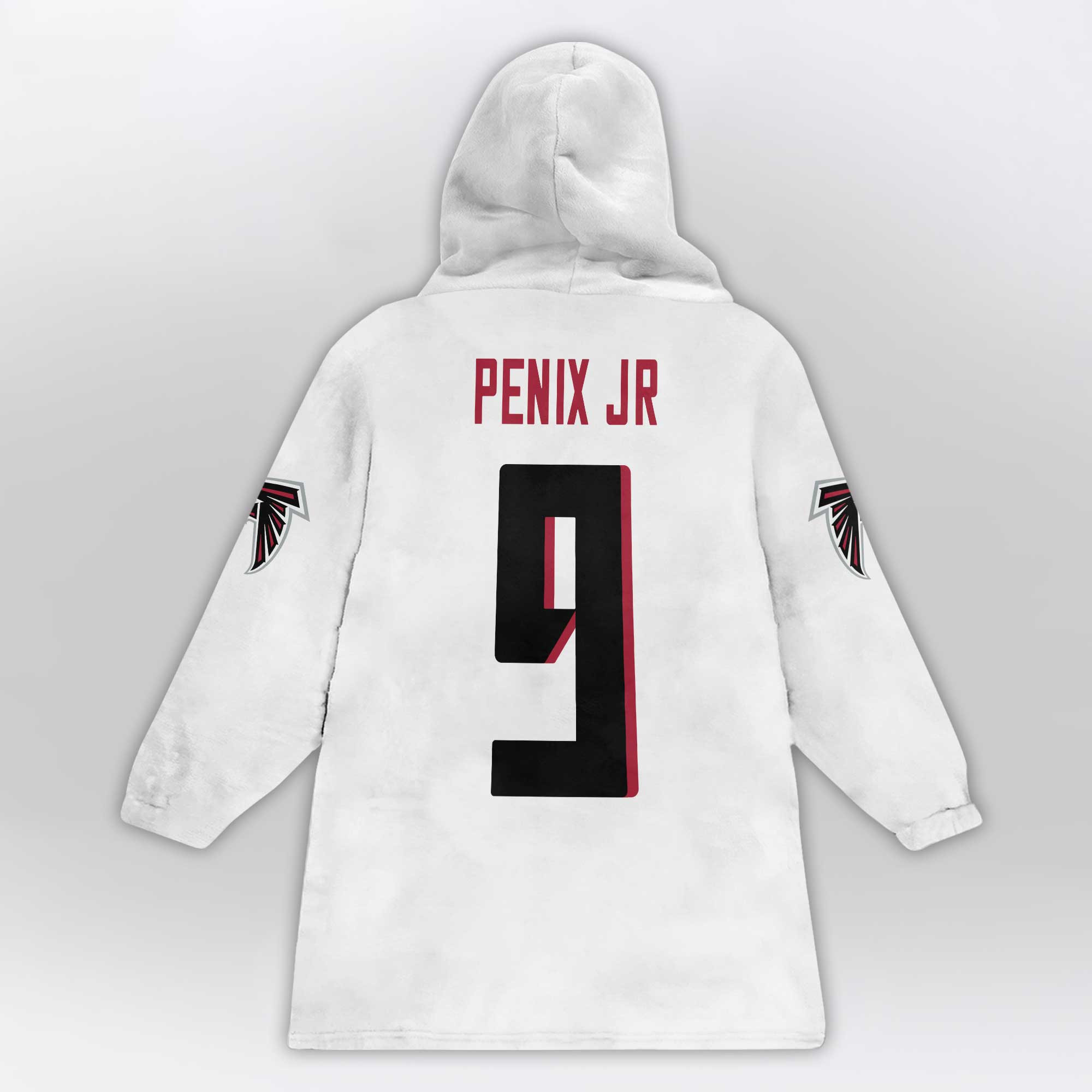 Kid 9 Atlanta Football Unisex Blanket Hoodie