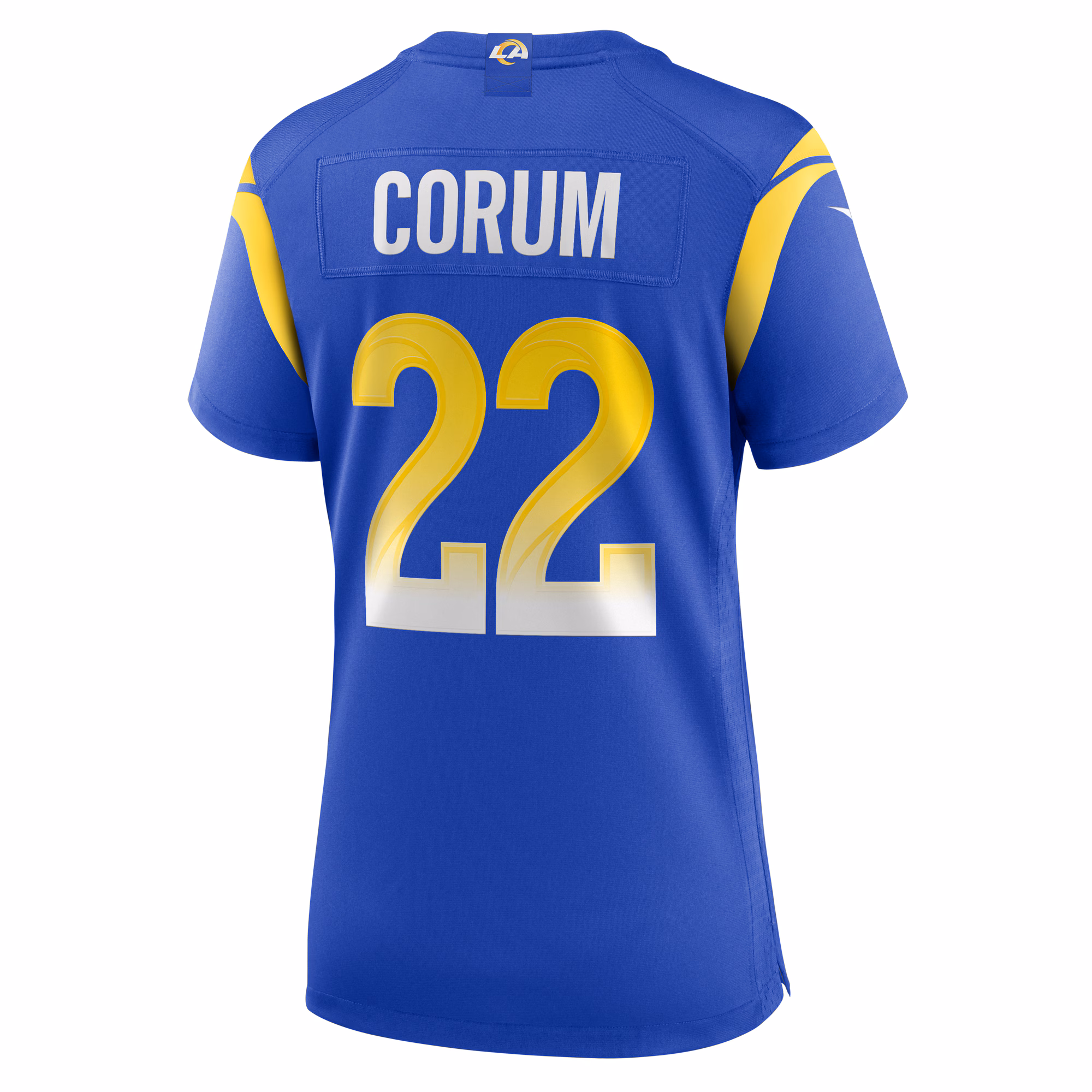Blake Corum Los Angeles Rams Women's  Game Jersey -  Royal