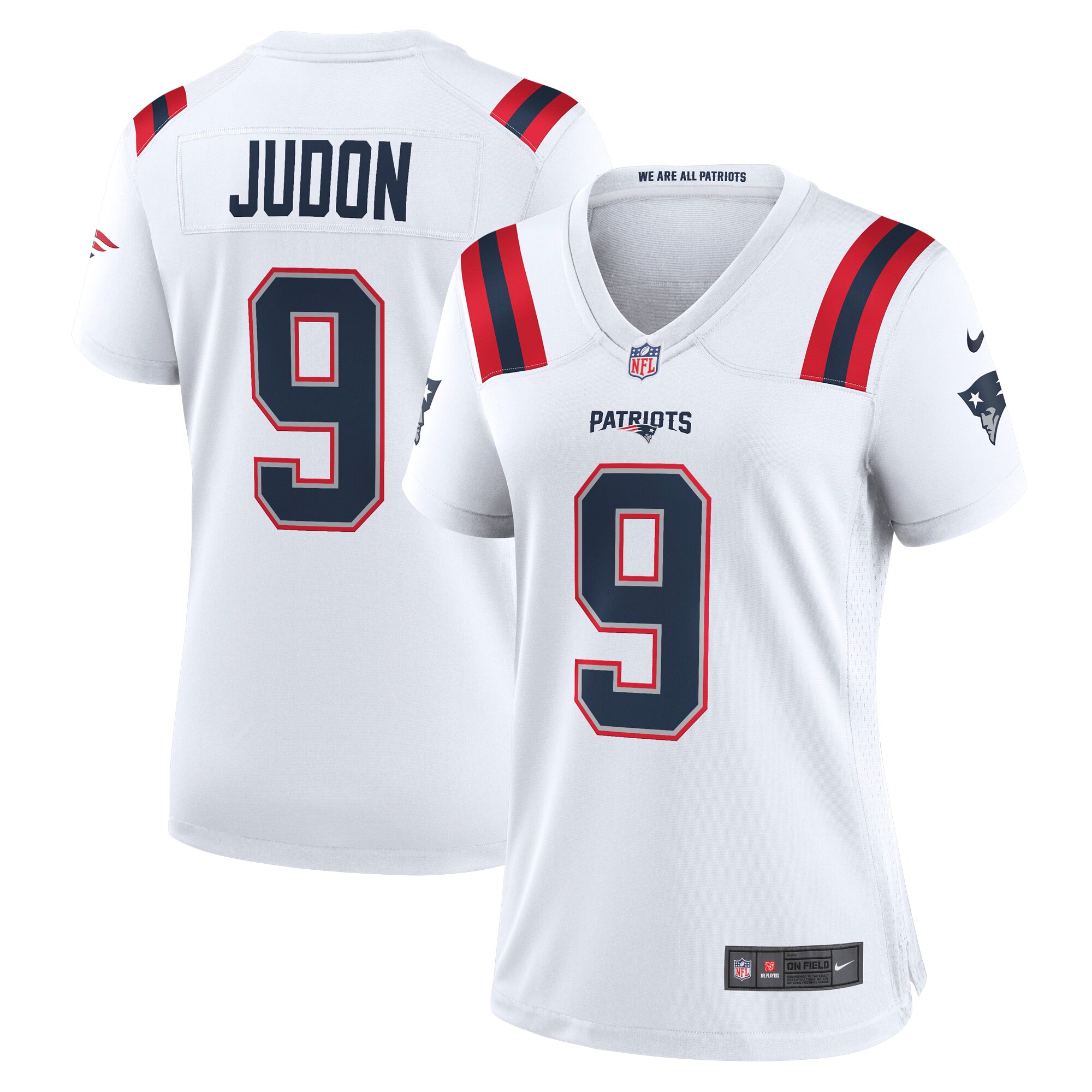Matthew Judon New England Patriots  Women's Game Jersey - White