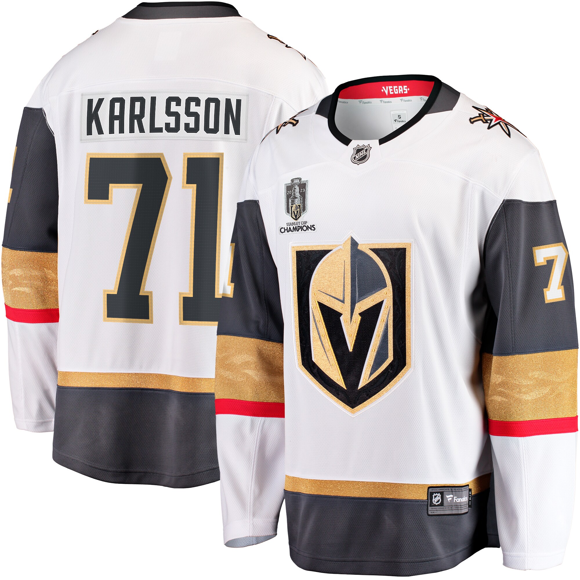 William Karlsson Vegas Golden Knights 2023 Stanley Cup Champions Away Breakaway Player Jersey - White