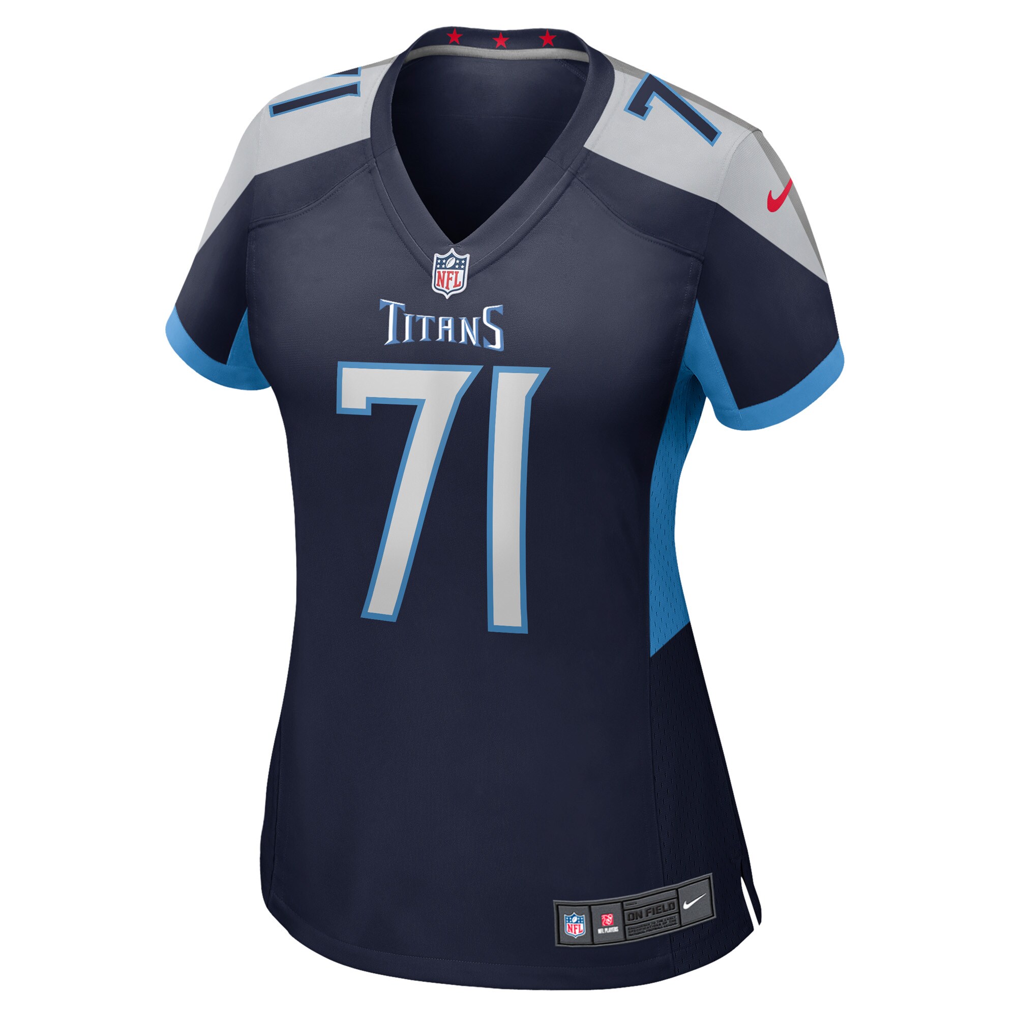 Dennis Daley Tennessee Titans  Women's Game Player Jersey - Navy