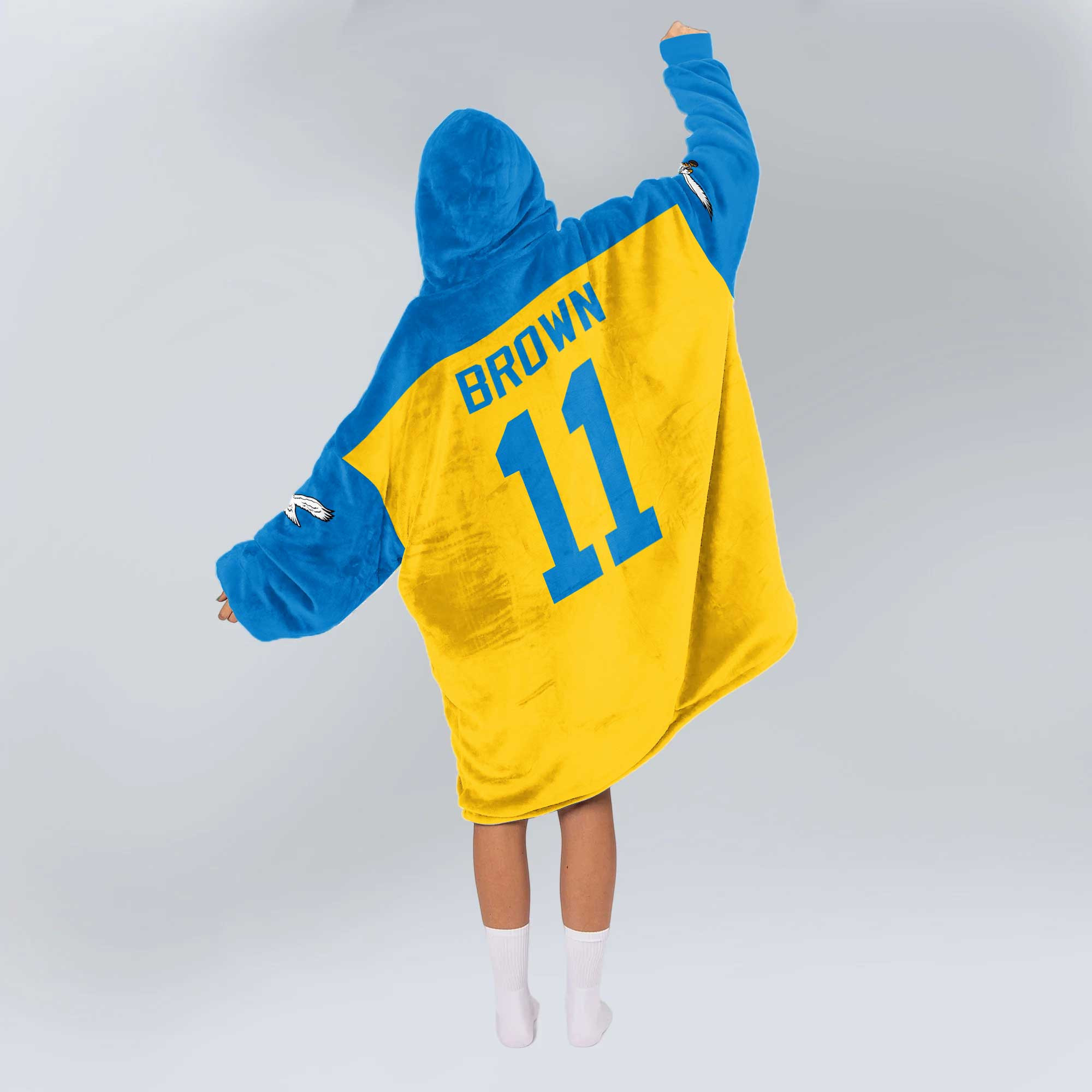Adult Captain 11 Philadelphia Football Unisex Blanket Hoodie