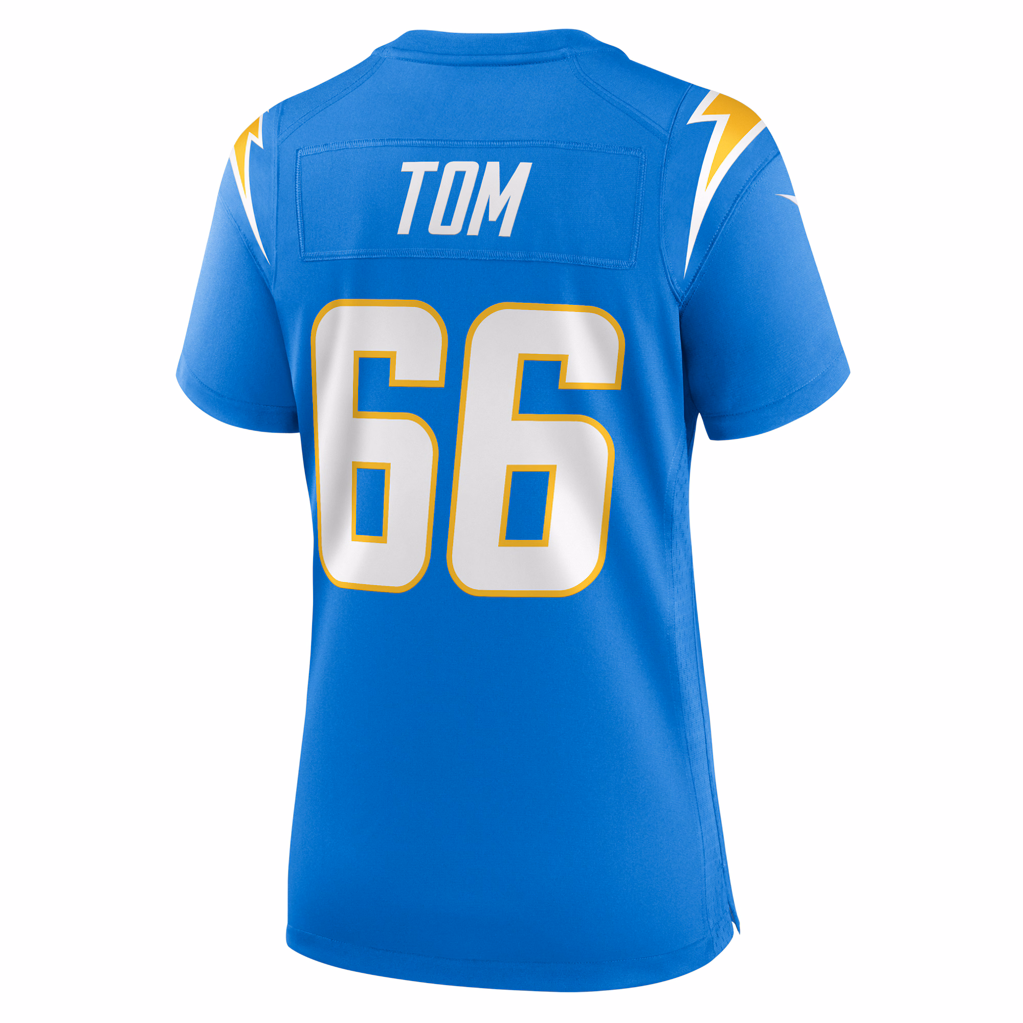 Cameron Tom Los Angeles Chargers Women's  Game Jersey -  Powder Blue