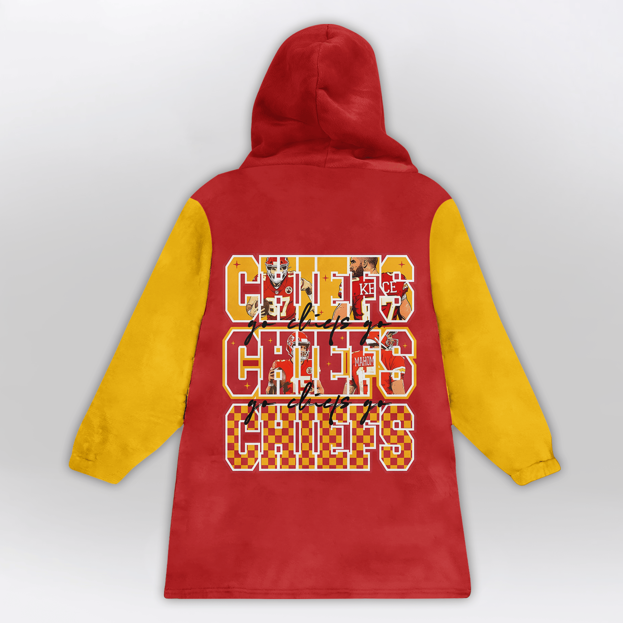 Kansas City Football Unisex Blanket Hoodie