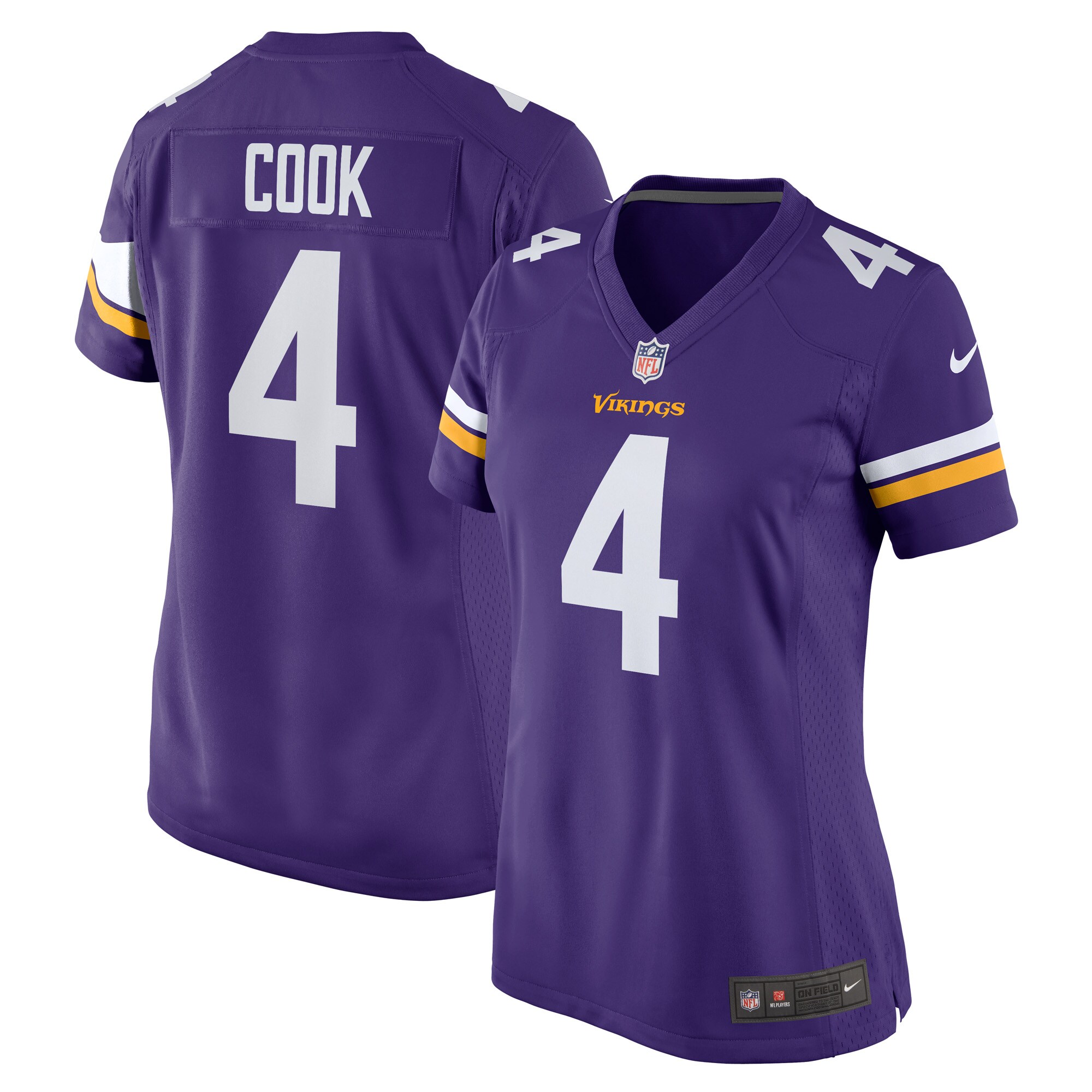 Dalvin Cook Minnesota Vikings  Women's Game Jersey - Purple