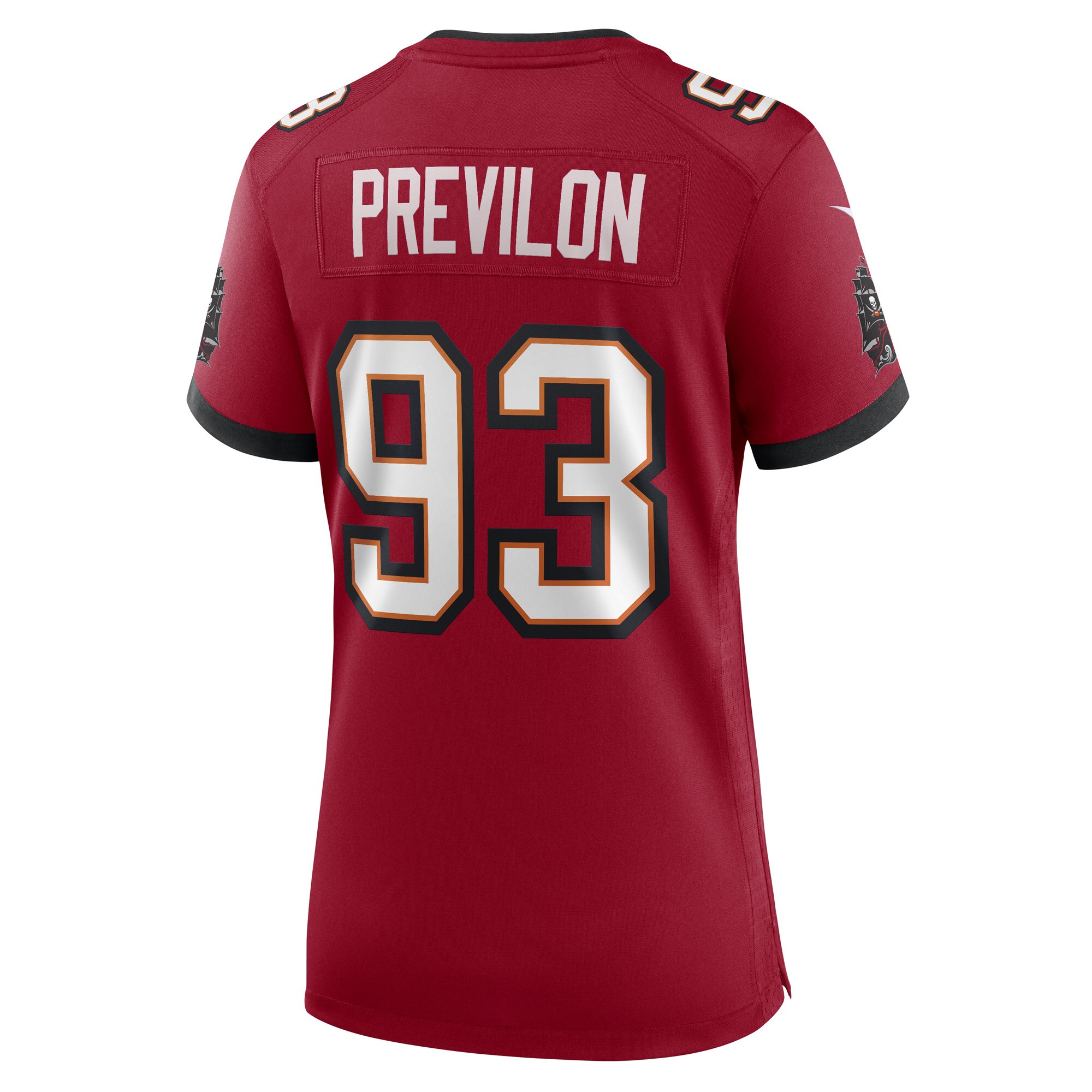 Willington Previlon Tampa Bay Buccaneers  Women's Game Player Jersey - Red