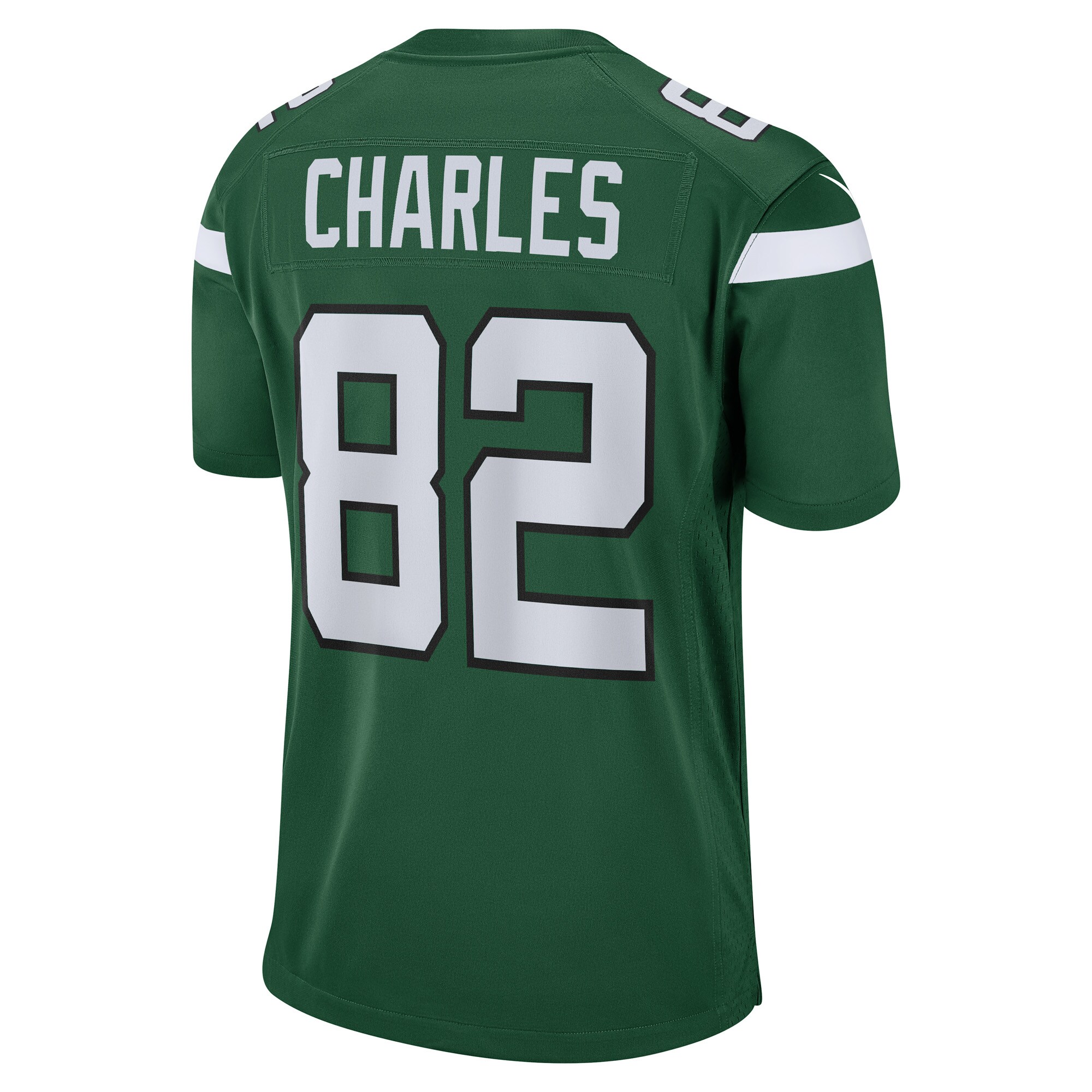 Irvin Charles New York Jets  Game Player Jersey - Gotham Green