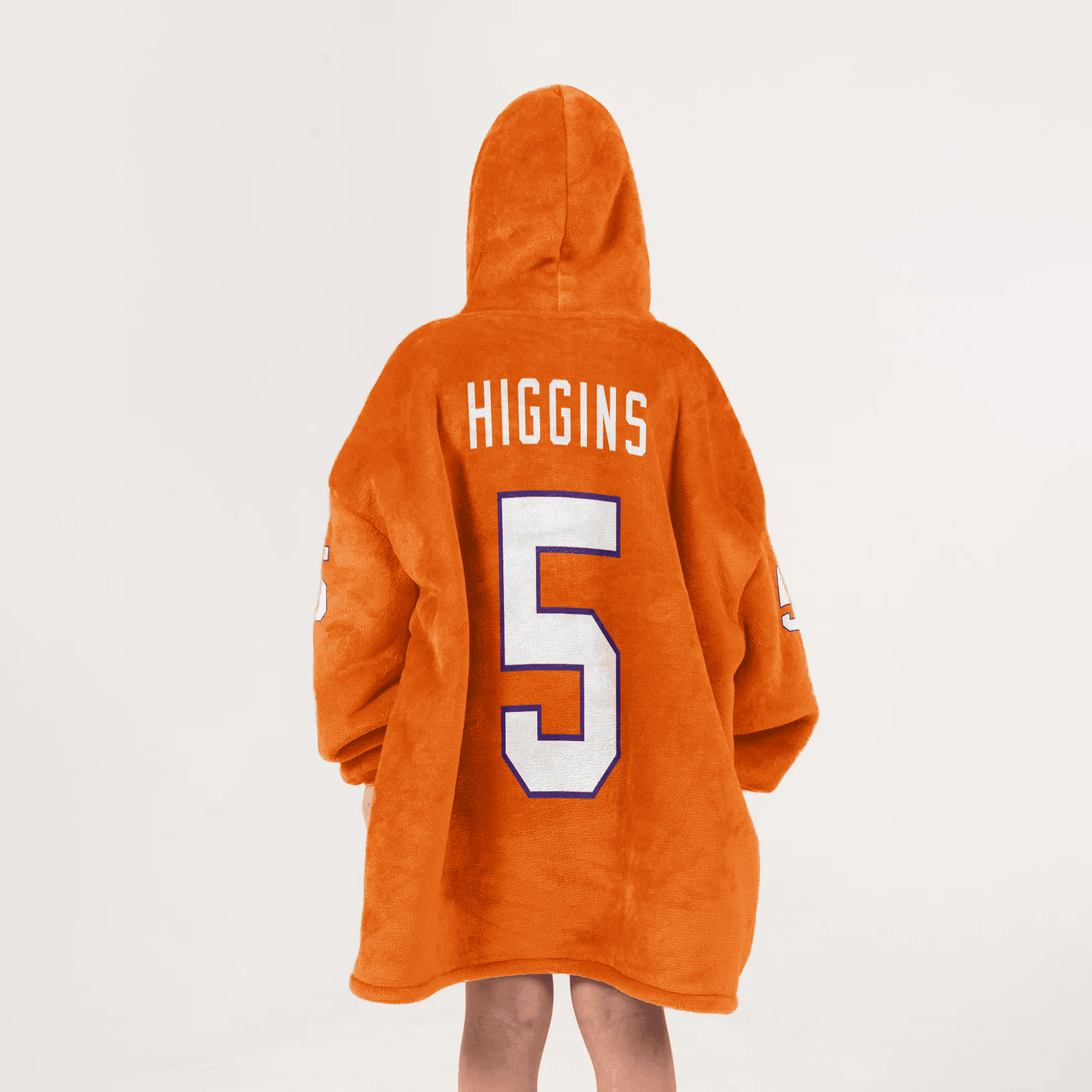 Kid 5 Clemson Football Unisex Blanket Hoodie