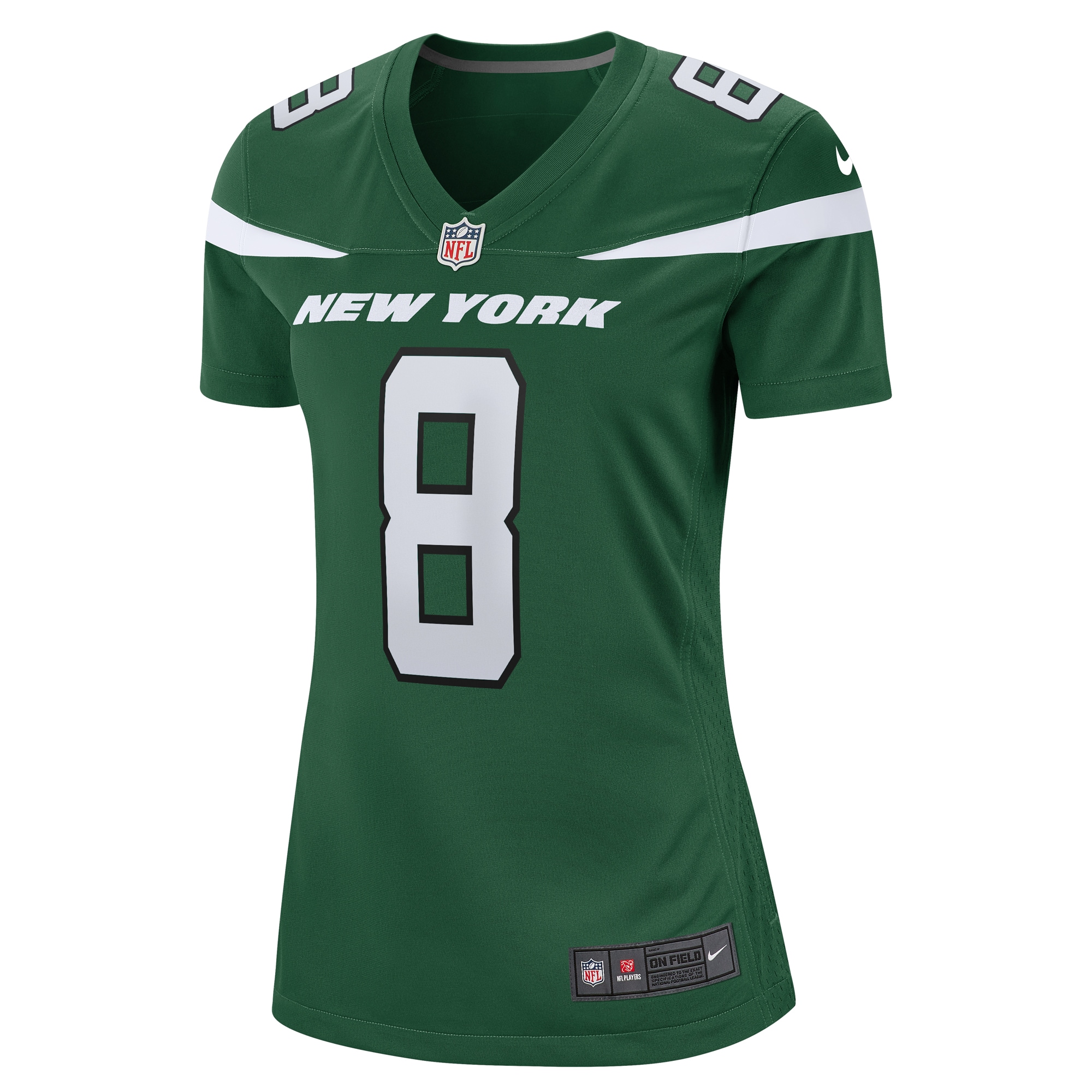 Aaron Rodgers New York Jets  Women's Game Jersey - Gotham Green