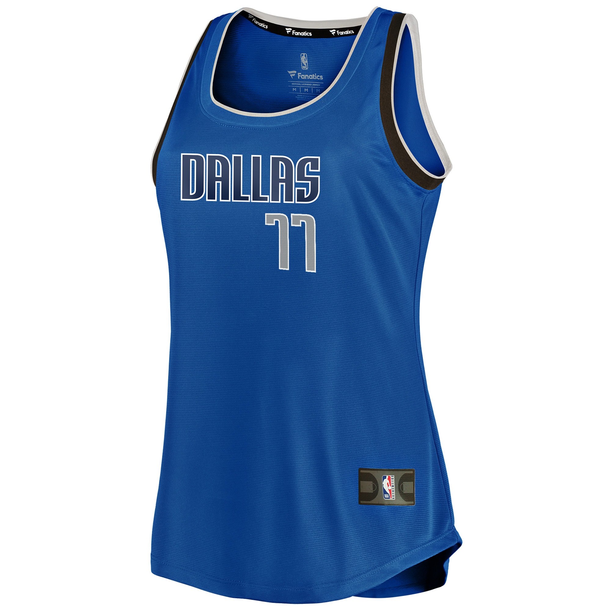 Luka Doncic Dallas Mavericks  Women's Fast Break Team Tank Jersey - Icon Edition - Blue