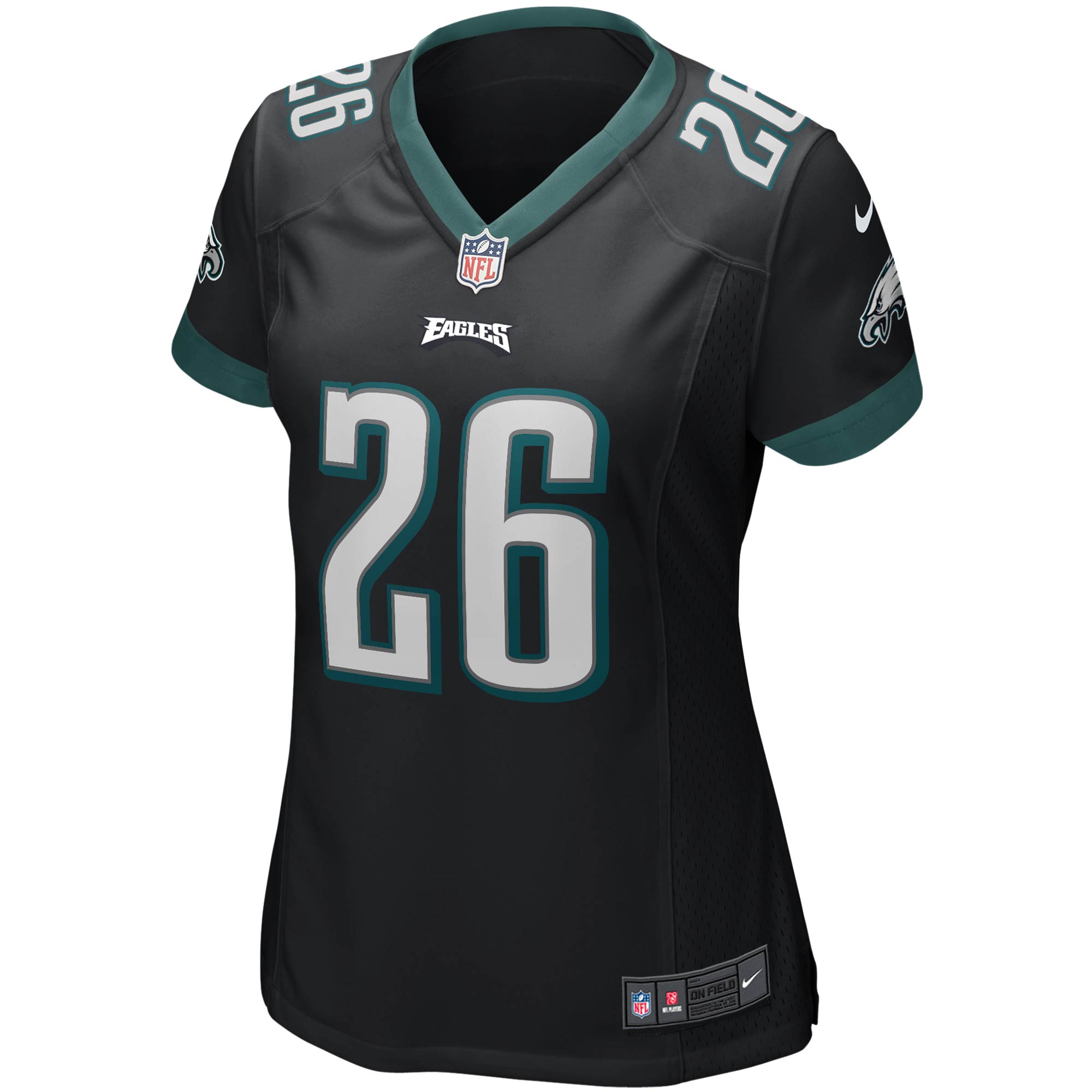 Miles Sanders Philadelphia Eagles  Women's Game Jersey - Black