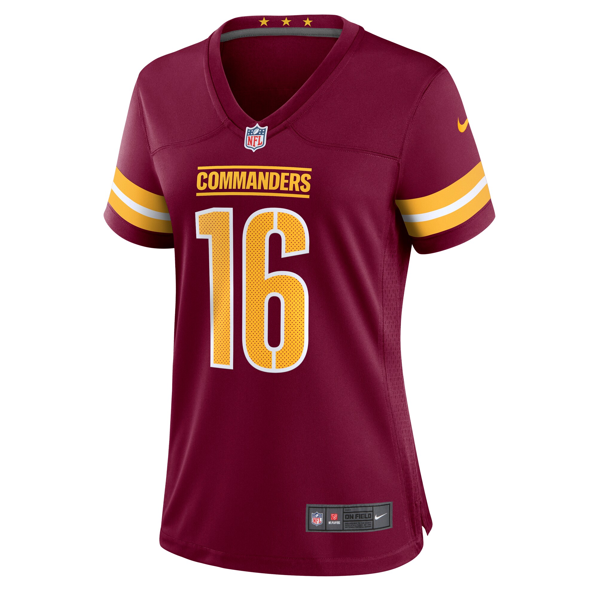 Tim Demorat Washington Commanders  Women's Team Game Jersey - Burgundy