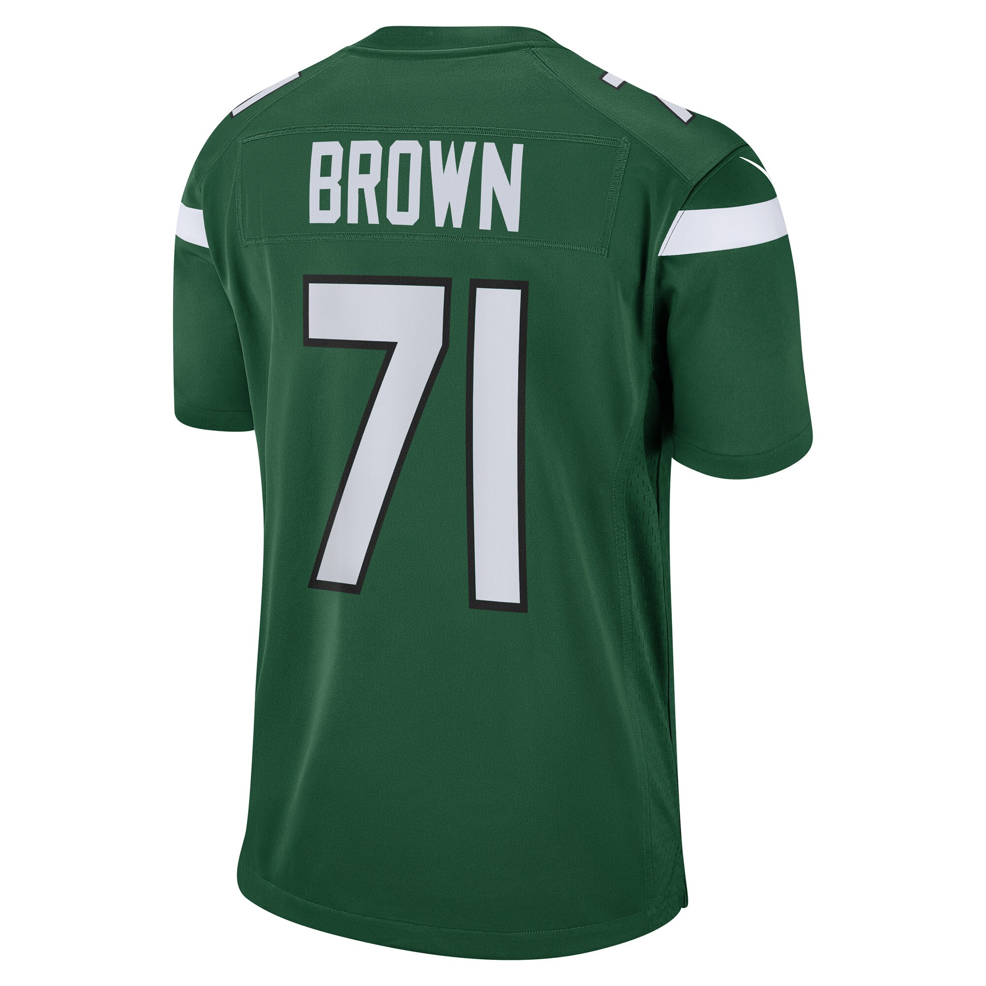 Duane Brown New York Jets  Game Player Jersey - Gotham Green