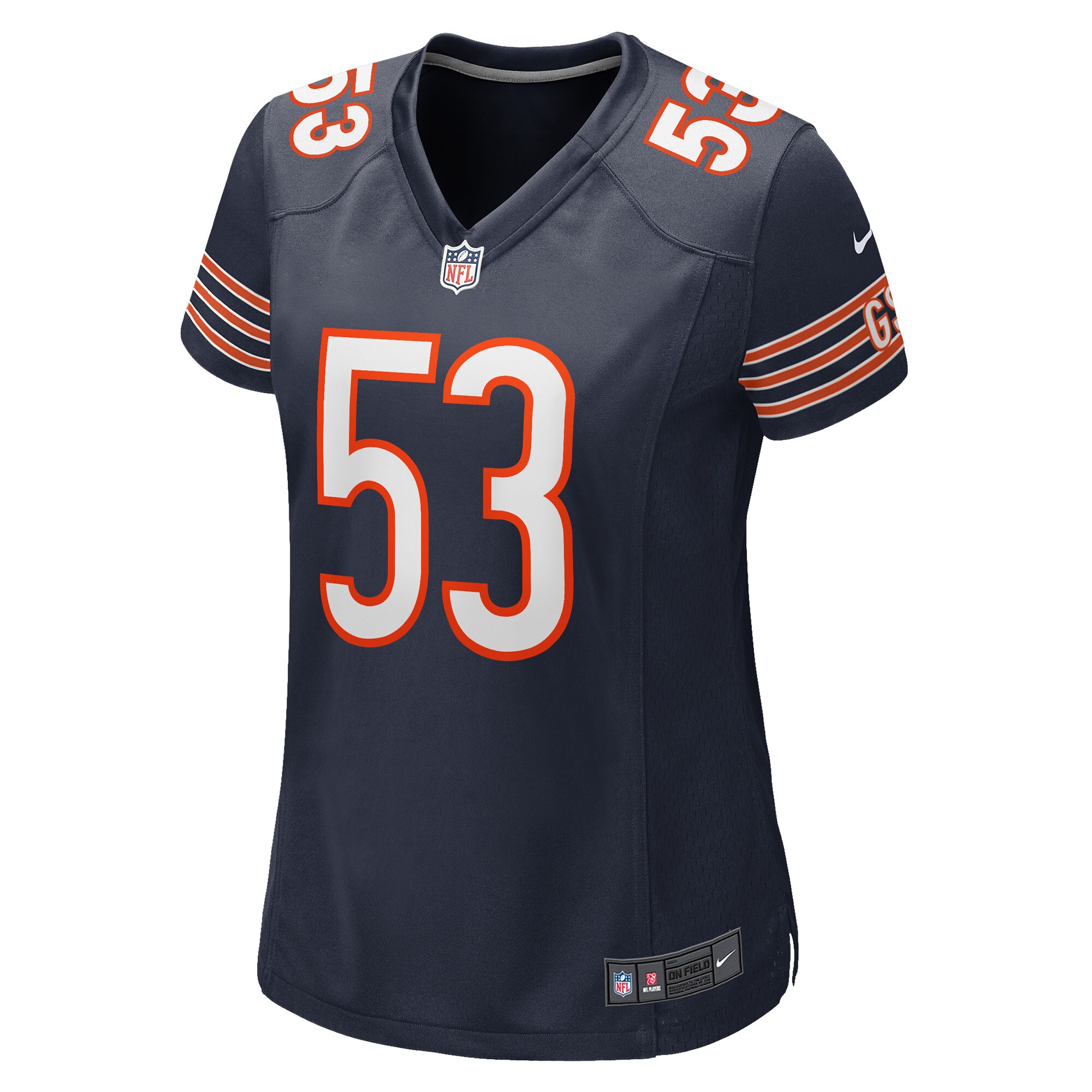 Nicholas Morrow Chicago Bears  Women's Game Player Jersey - Navy