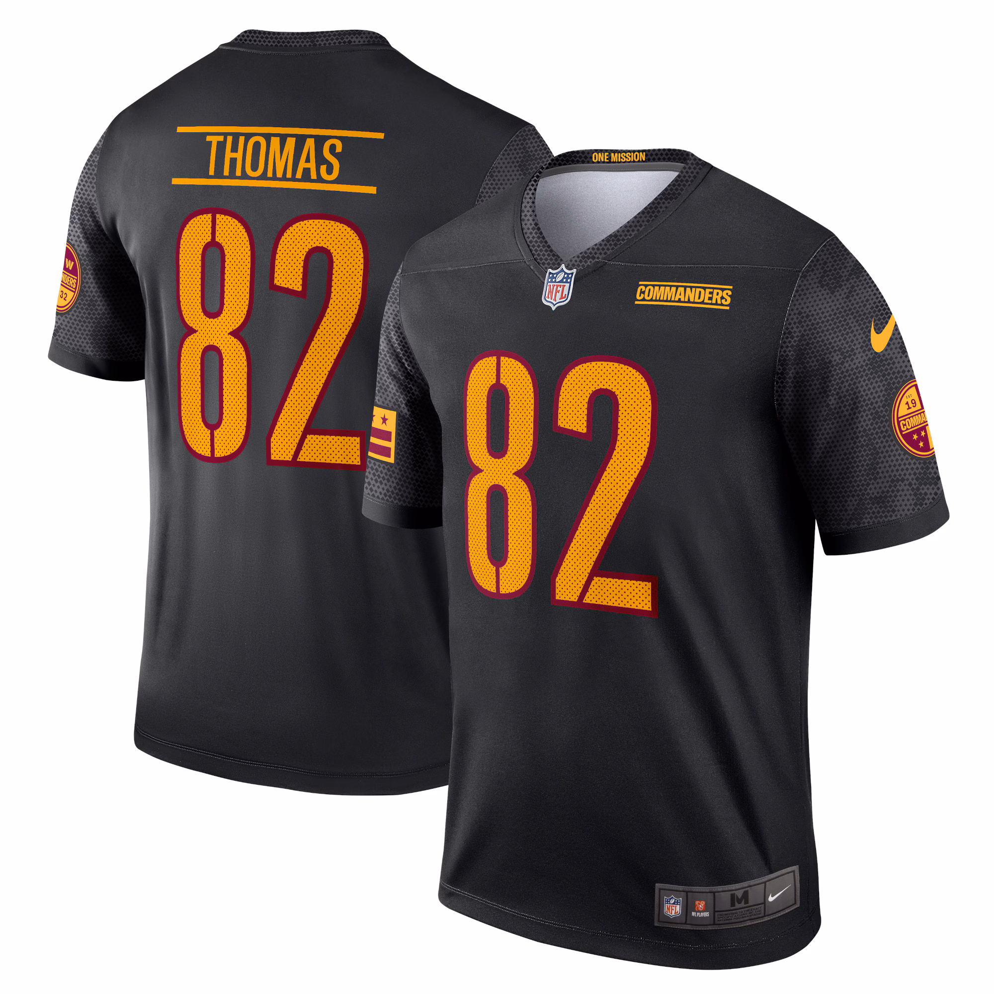 Logan Thomas Washington Commanders Alternate Legend Jersey - Black