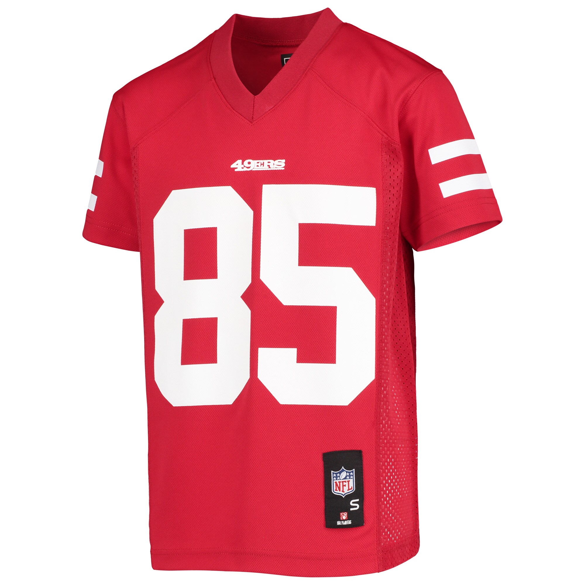 George Kittle San Francisco 49ers Youth Replica Player Jersey - Scarlet