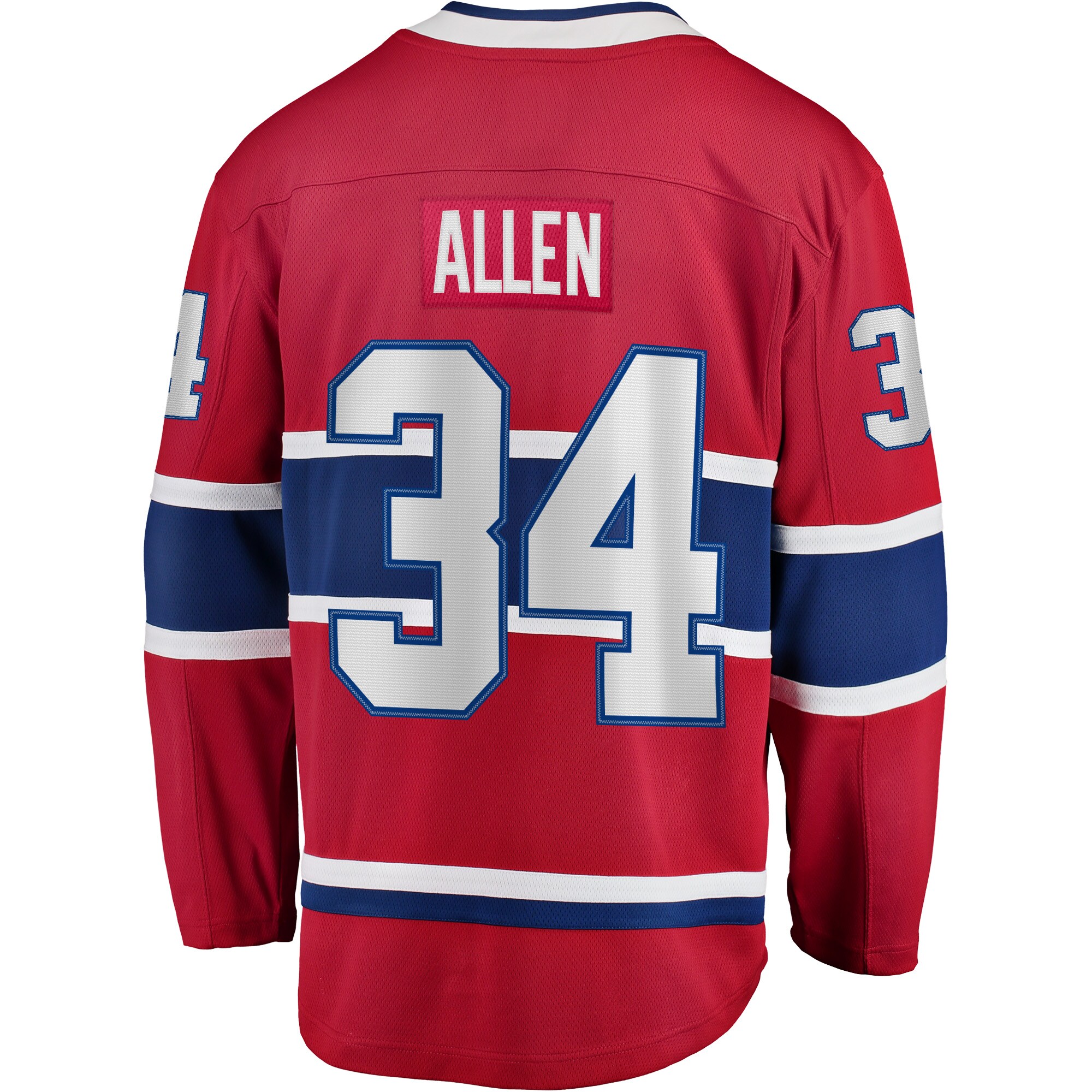Jake Allen Montreal Canadiens Breakaway Player Jersey - Red