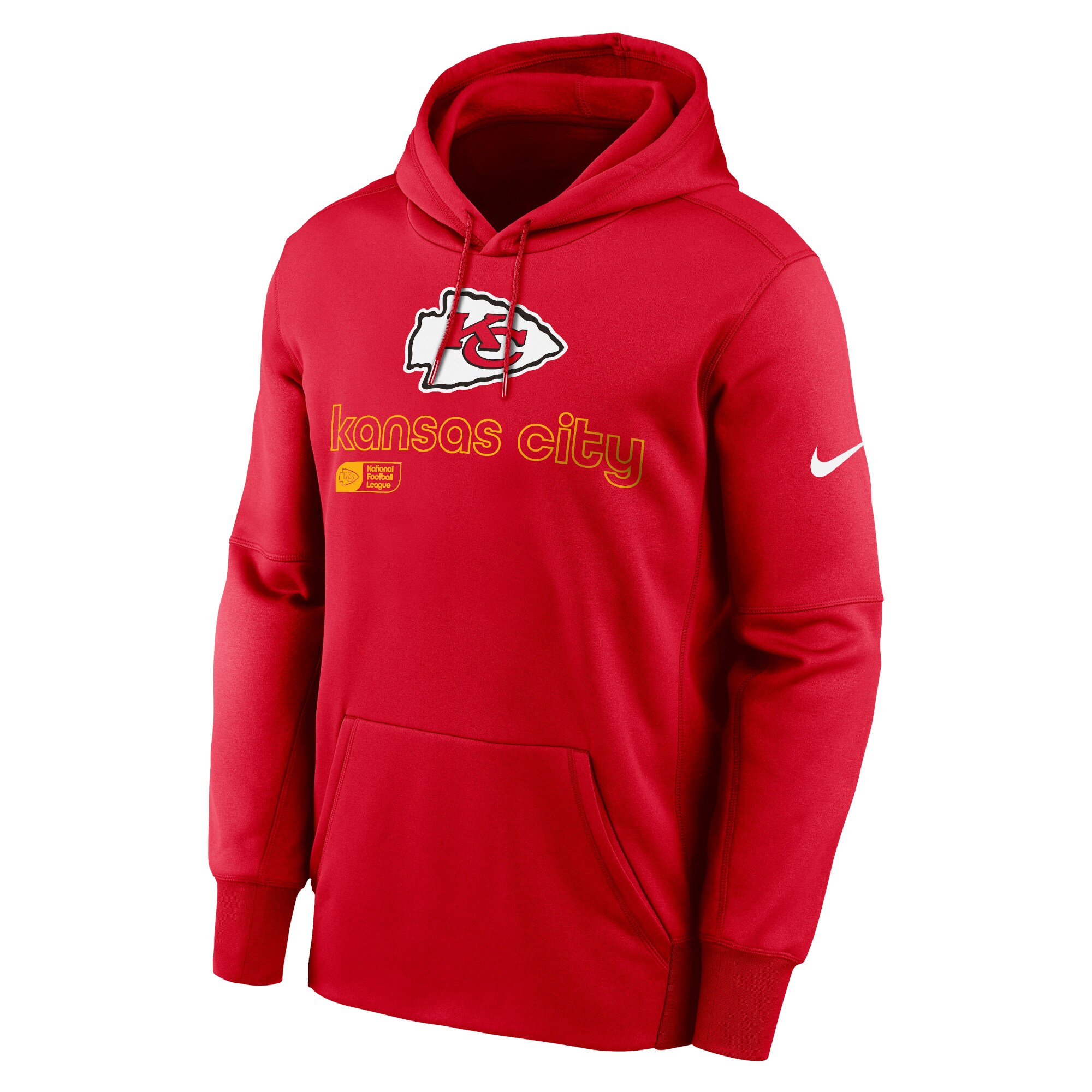 Kansas City Chiefs Performance Pullover Hoodie - Red