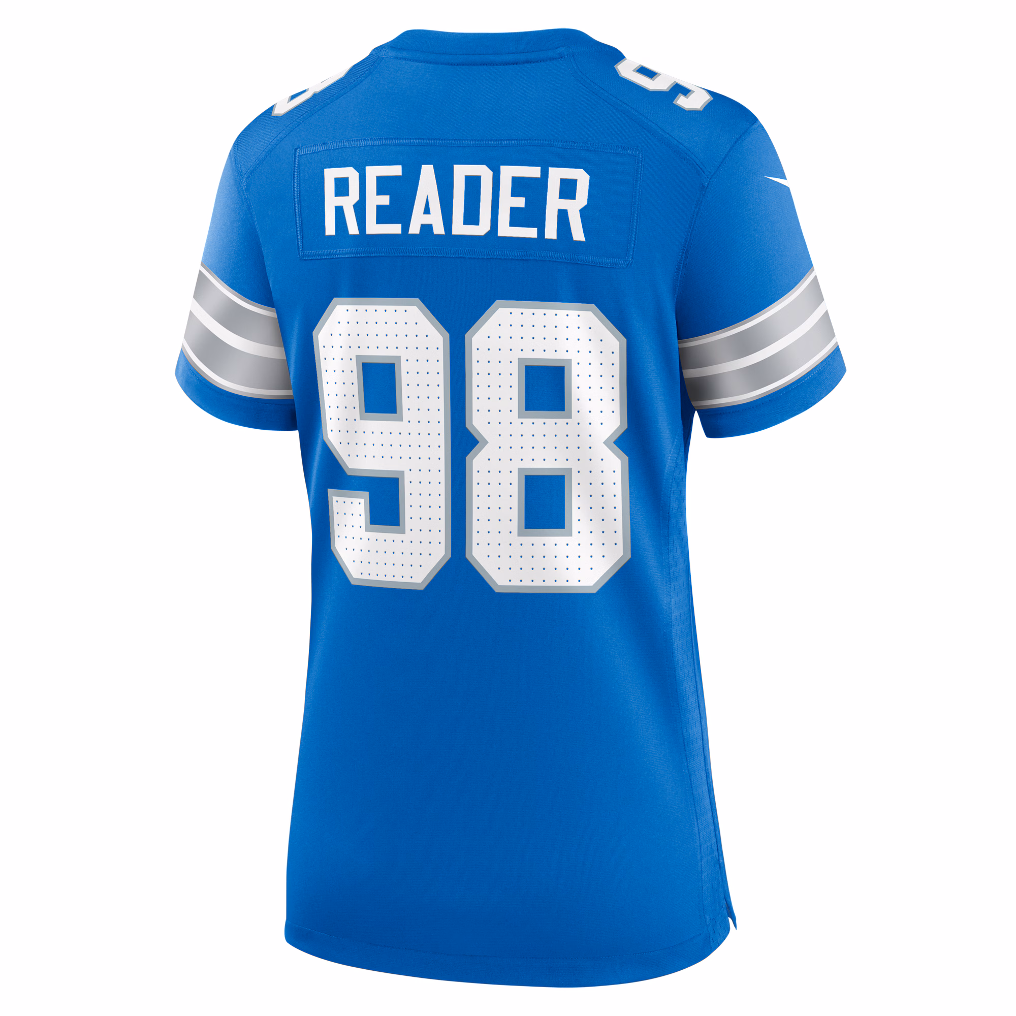 D.J. Reader Detroit Lions Women's Team Game Jersey -  Blue