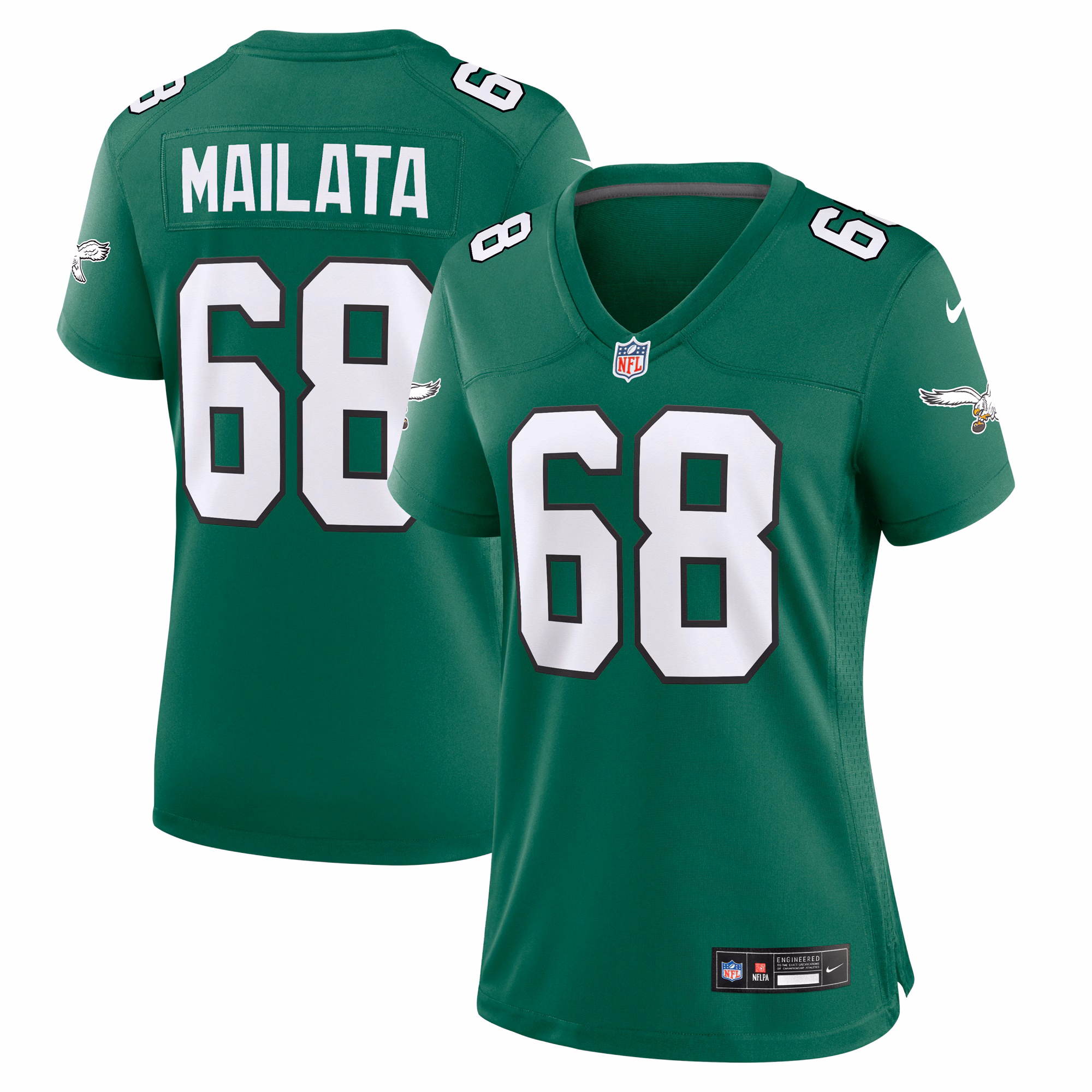 Mailata Philadelphia Eagles Women's Alternate Game Jersey - Kelly Green