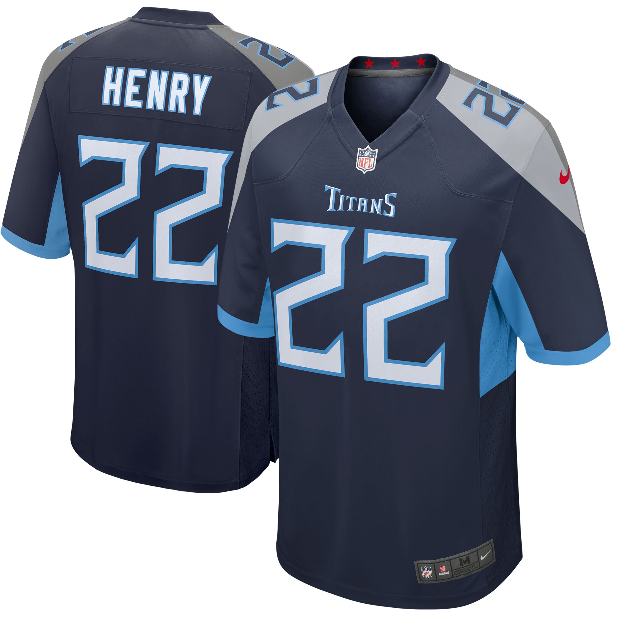 Derrick Henry Tennessee Titans  Player Game Jersey - Navy