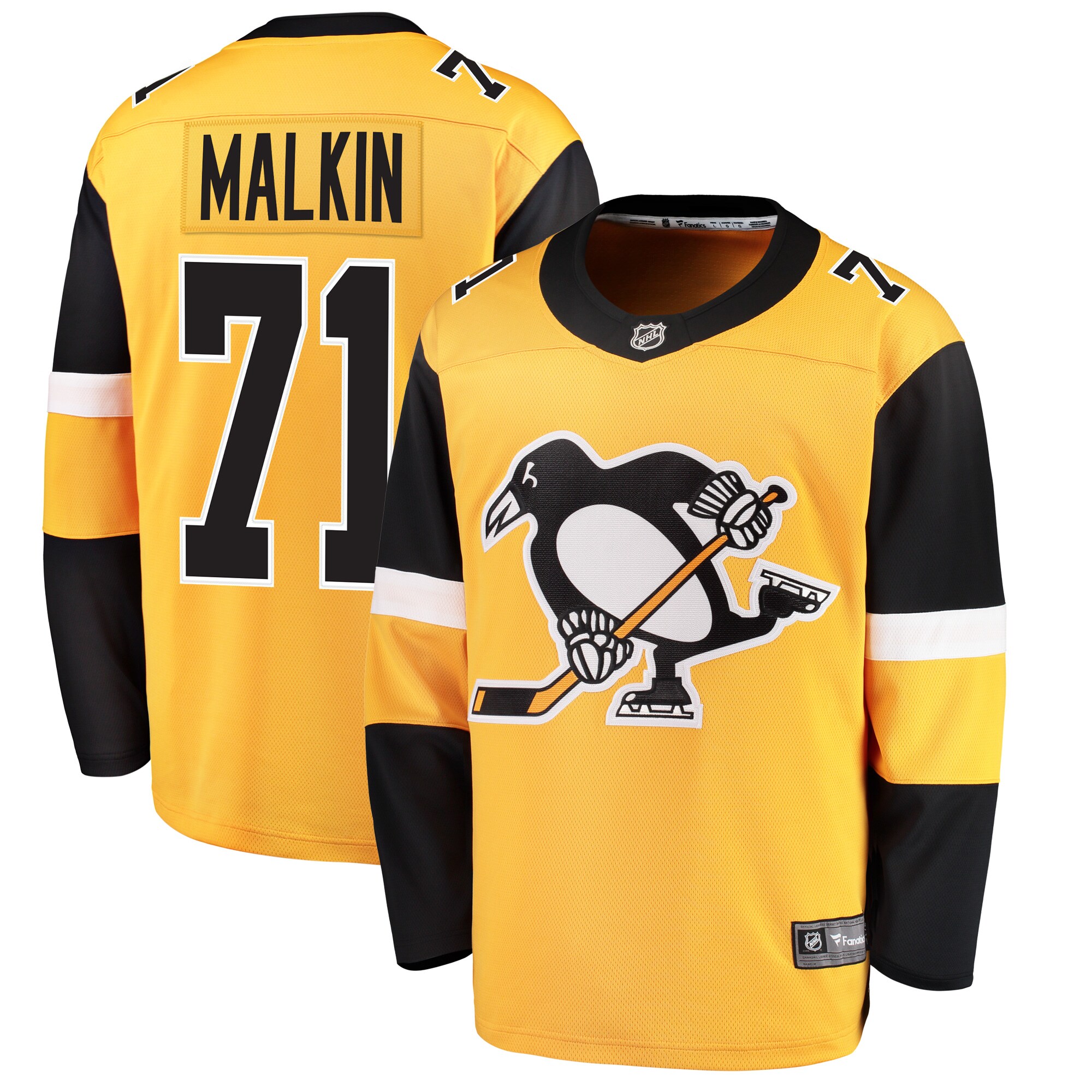 Evgeni Malkin Pittsburgh Penguins Youth Alternate Breakaway Player Jersey - Gold