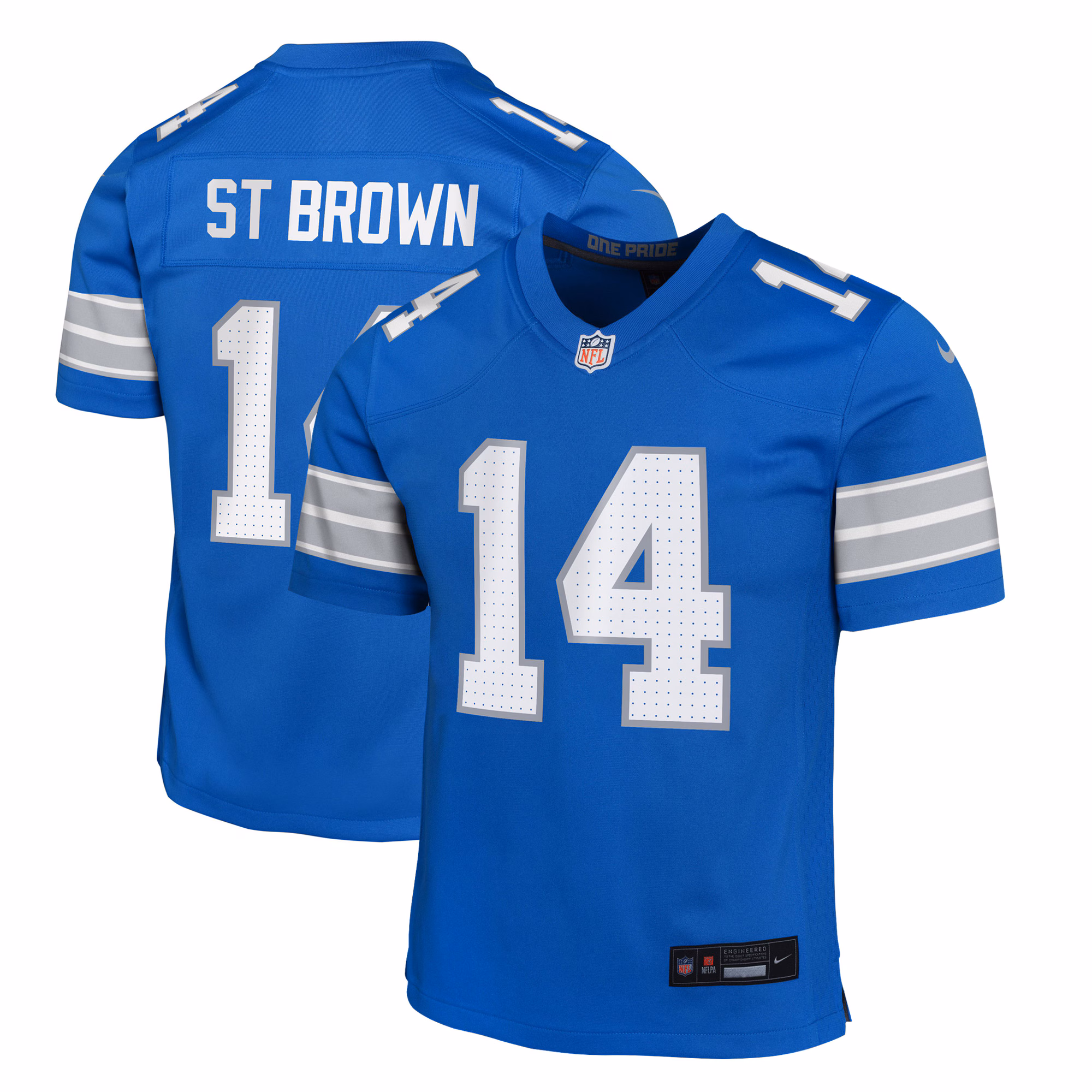 Amon-Ra St. Brown Detroit Lions Youth Player Game Jersey - White