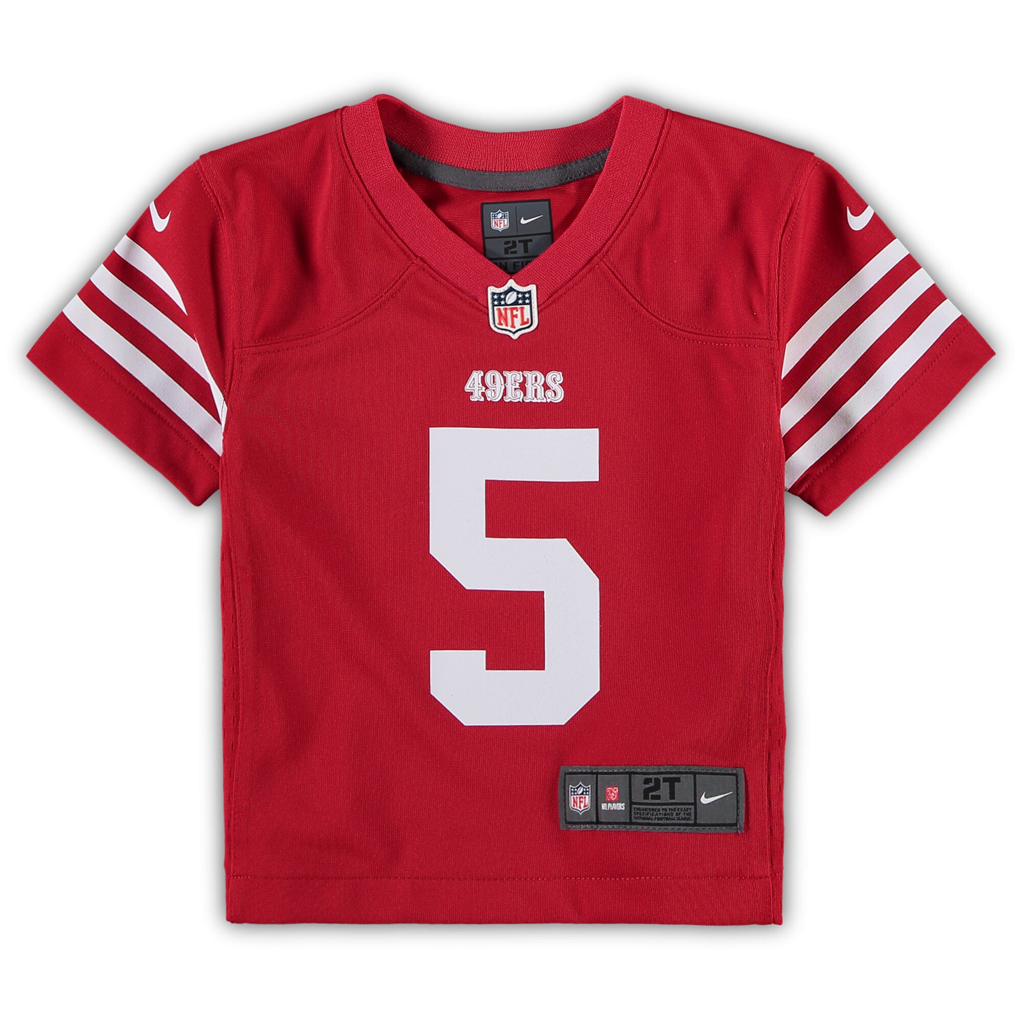 Trey Lance San Francisco 49ers  Toddler Game Jersey - Scarlet