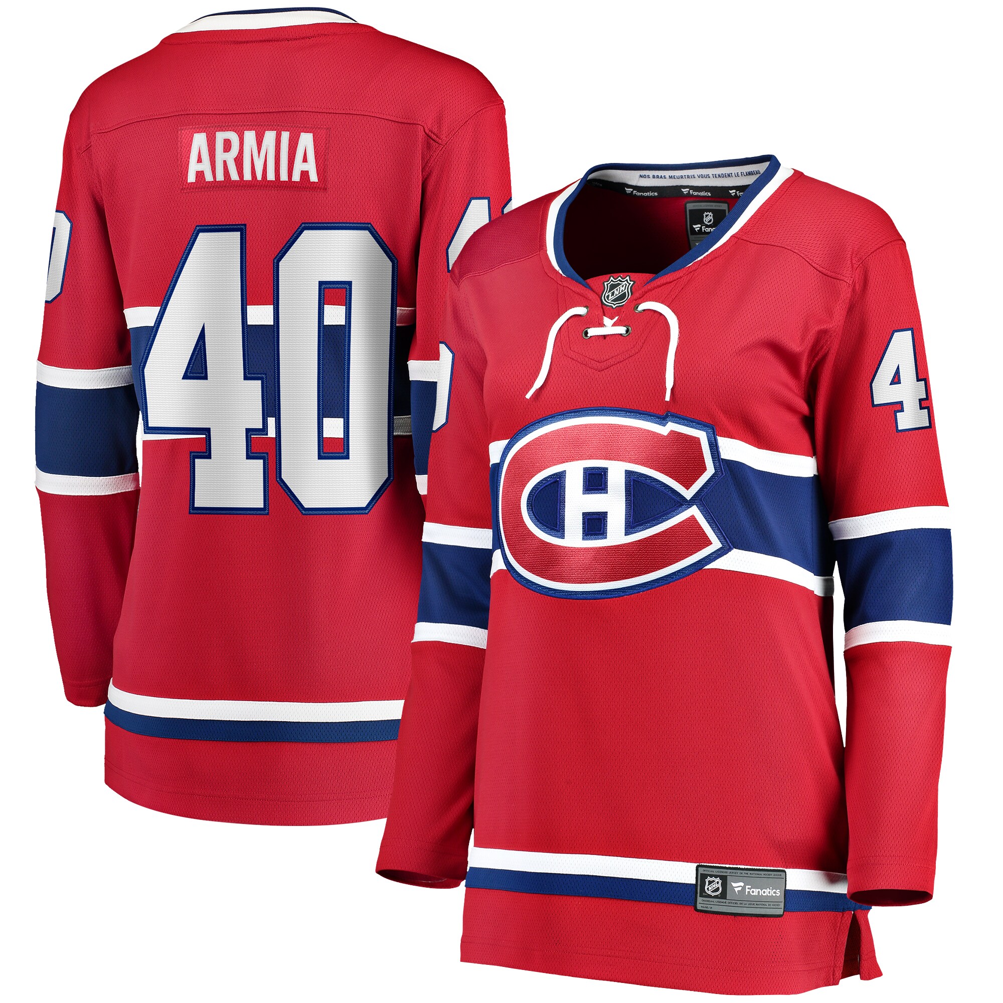 Joel Armia Montreal Canadiens Women's Home Breakaway Player Jersey - Red