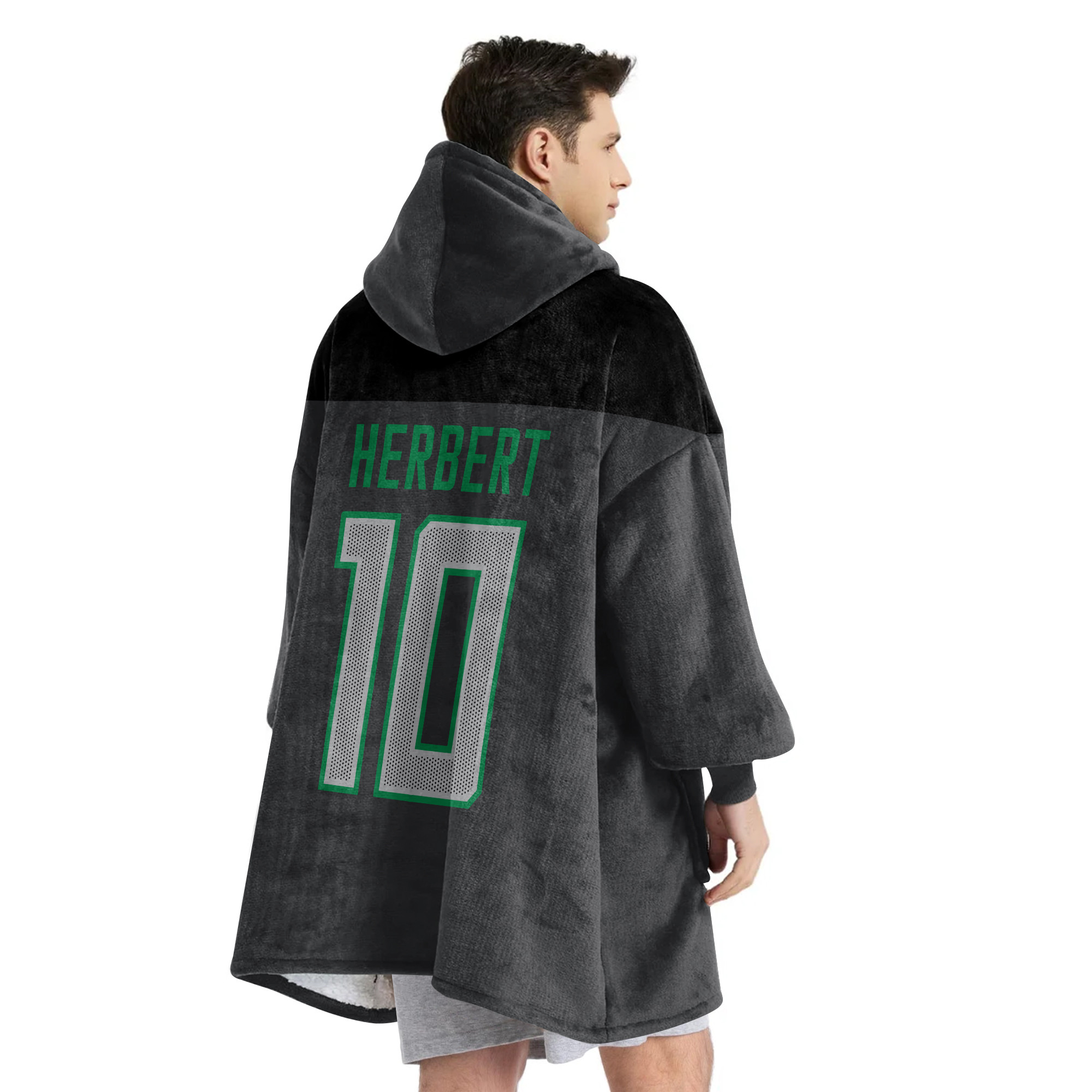 Adult J.H 10 Oregon Football Unisex Blanket Hoodie