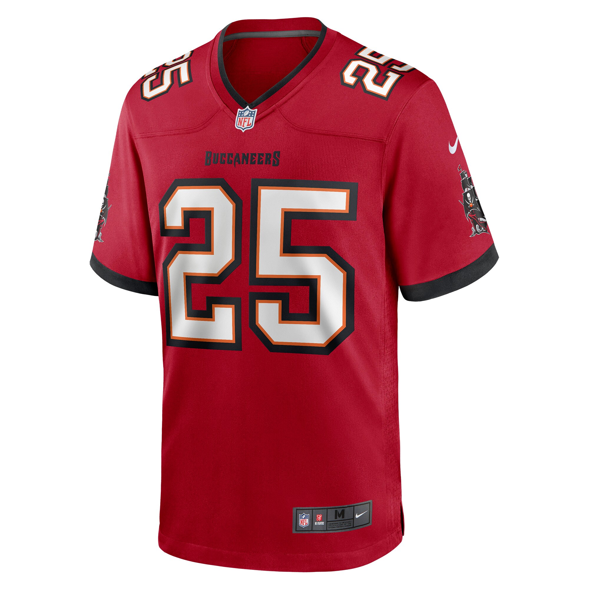 Giovani Bernard Tampa Bay Buccaneers  Game Jersey - Red