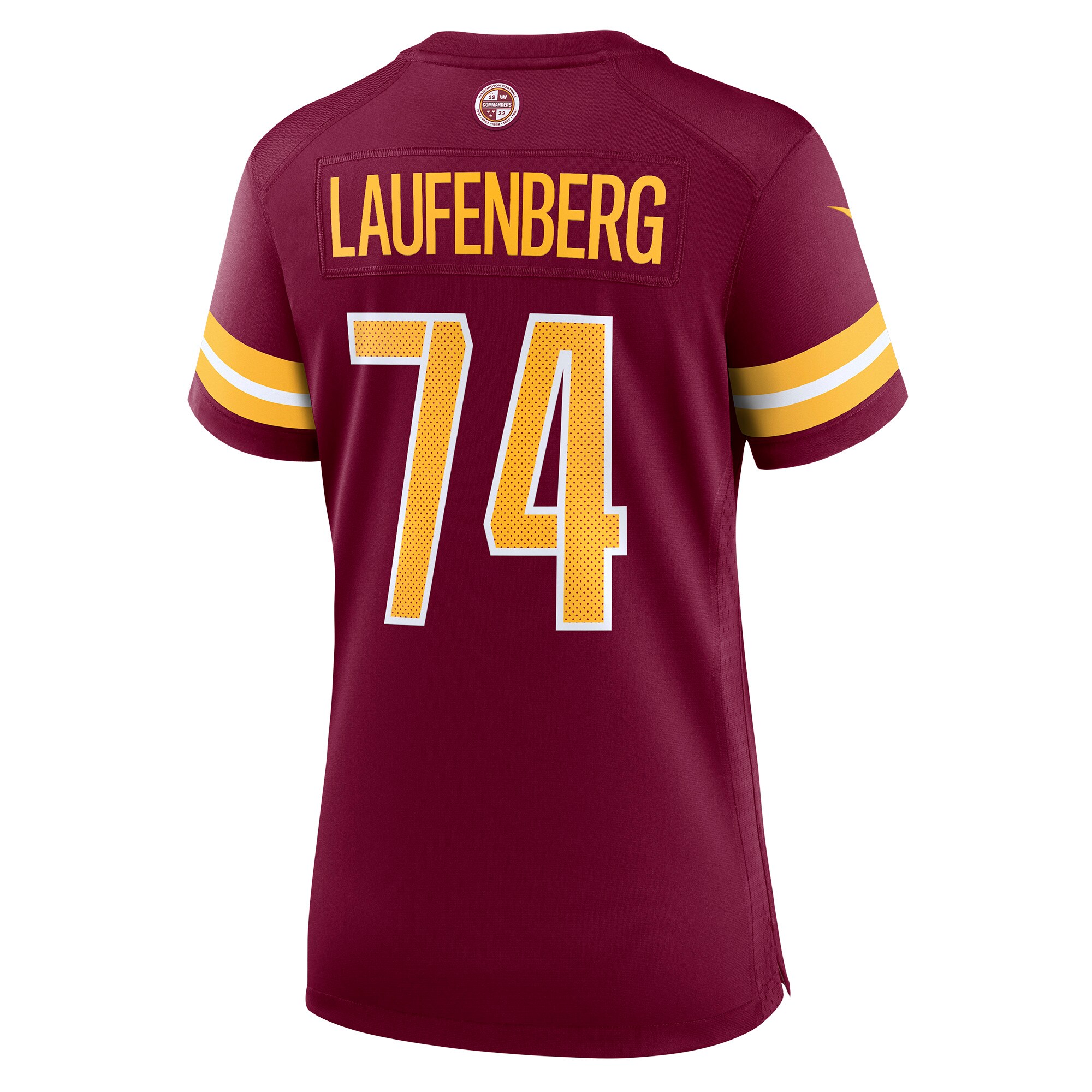 Nolan Laufenberg Washington Commanders  Women's Game Jersey - Burgundy