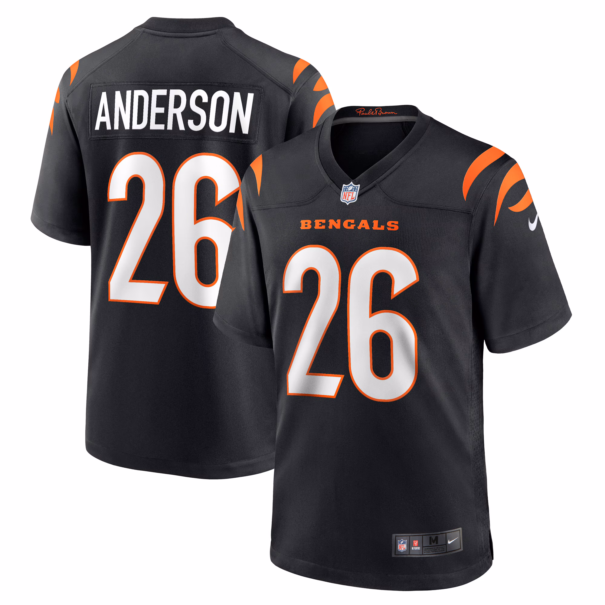 Tycen Anderson Cincinnati Bengals Game Player Jersey - Black