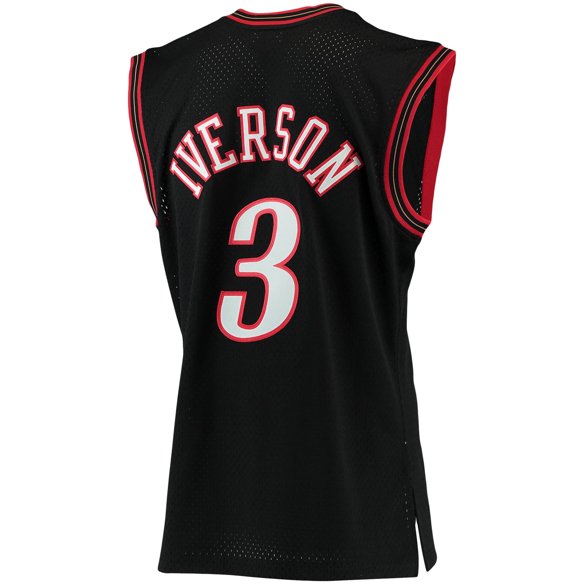 Allen Iverson Philadelphia 76ers Mitchell & Ness Big & Tall Hardwood Classics Jersey - Black