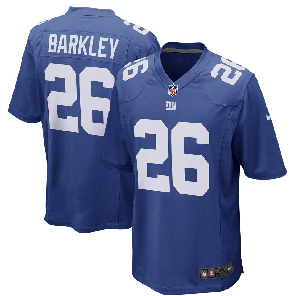 Saquon Barkley New York Giants  Game Player Jersey - Royal
