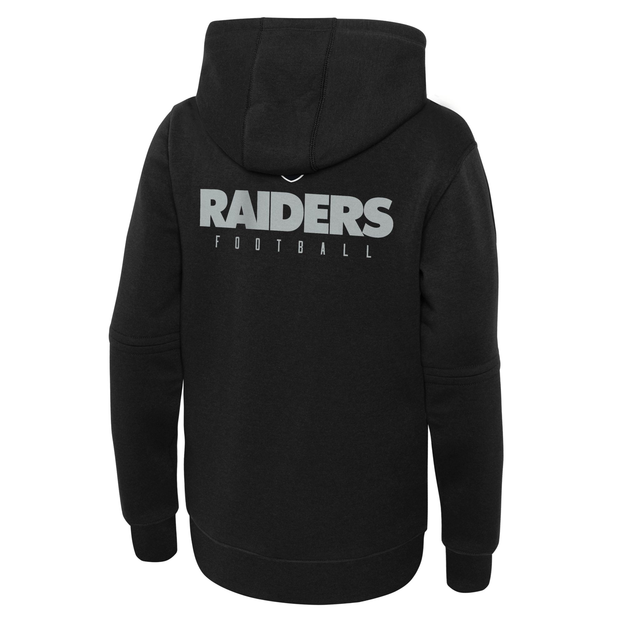 Las Vegas Raiders  Youth 2023 Sideline Club Fleece Pullover Hoodie - Black