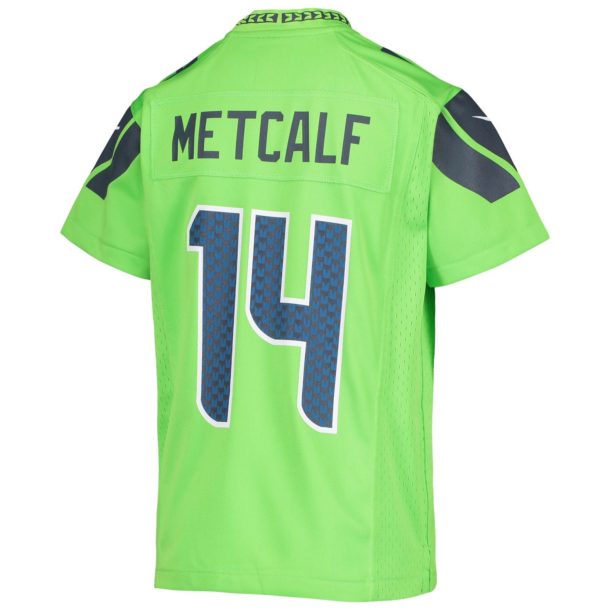 DK Metcalf Seattle Seahawks Youth Game Jersey - Neon Green